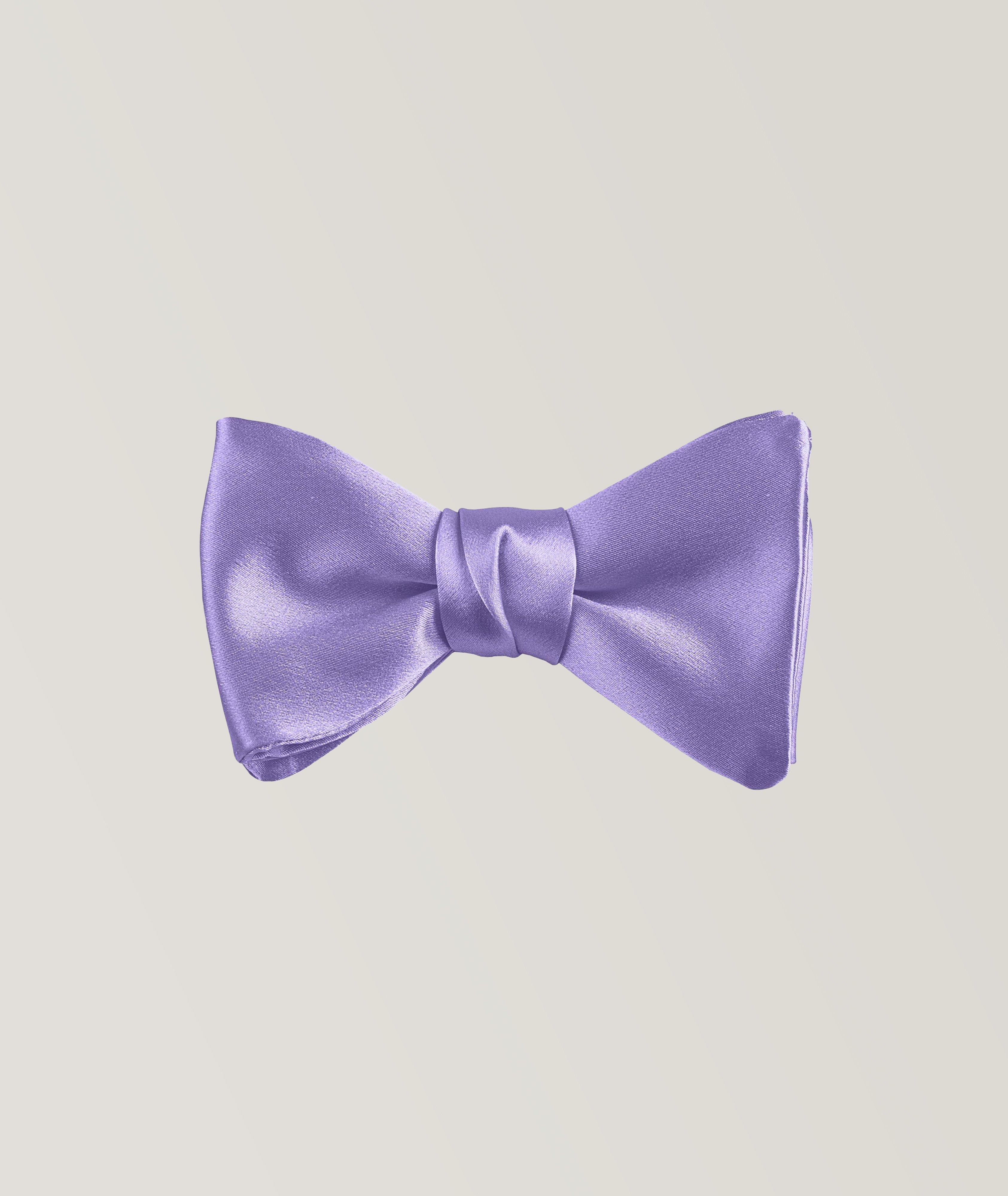 Woven Silk Jacquard Pre-Tied Bow Tie image 0