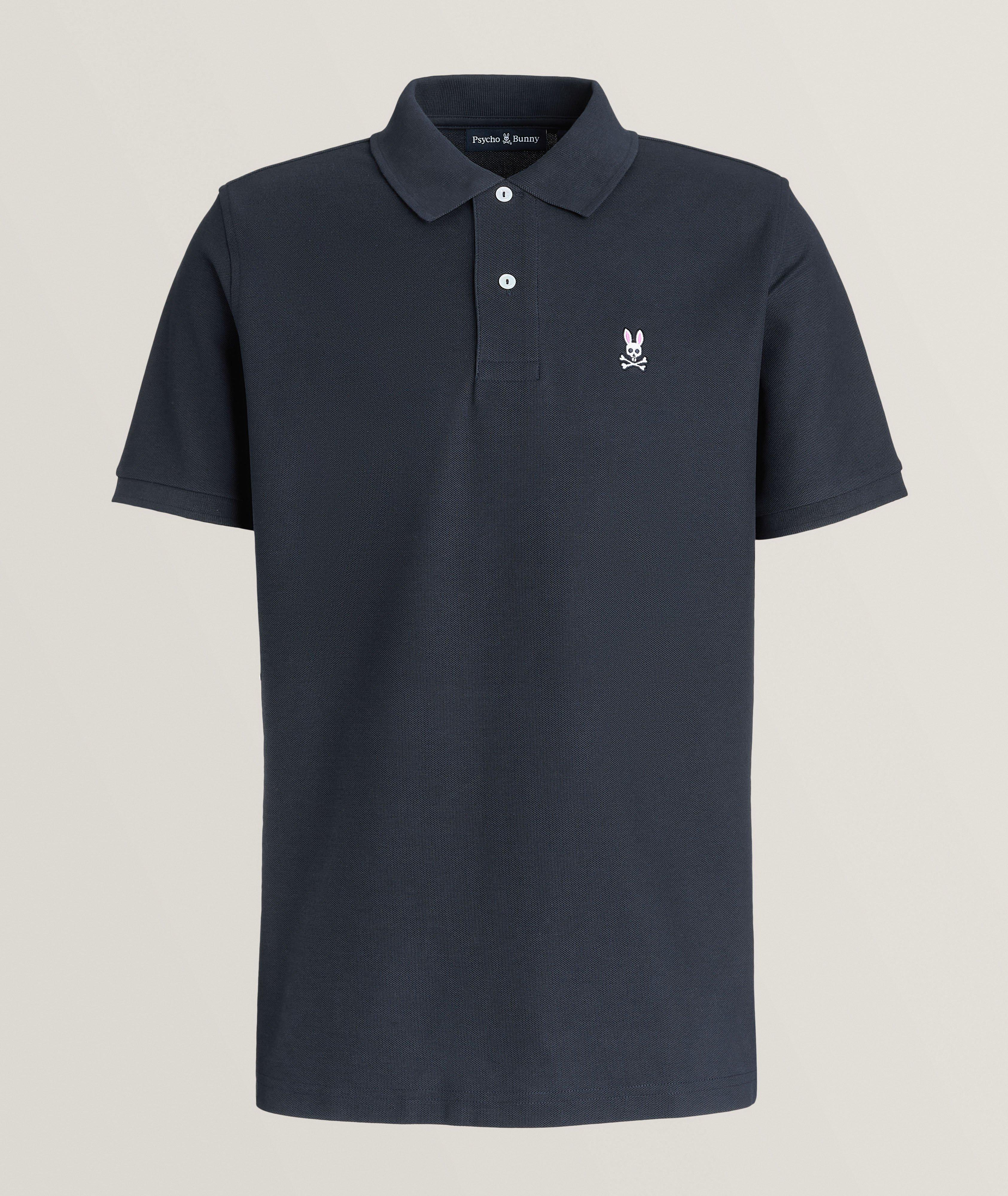 Psycho Bunny Logo Cotton Pique Polo