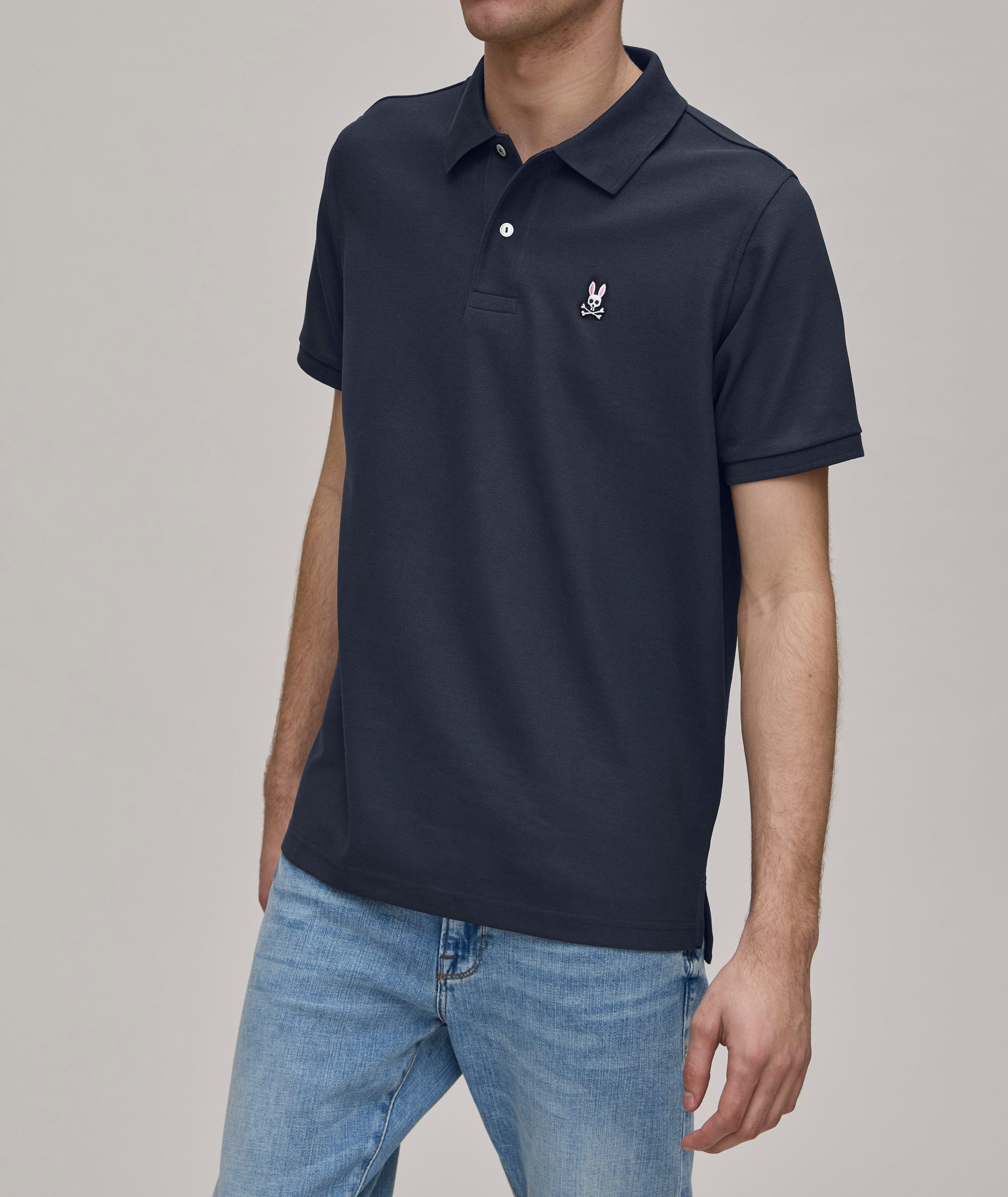 Polo en piqué de coton avec logo image 1