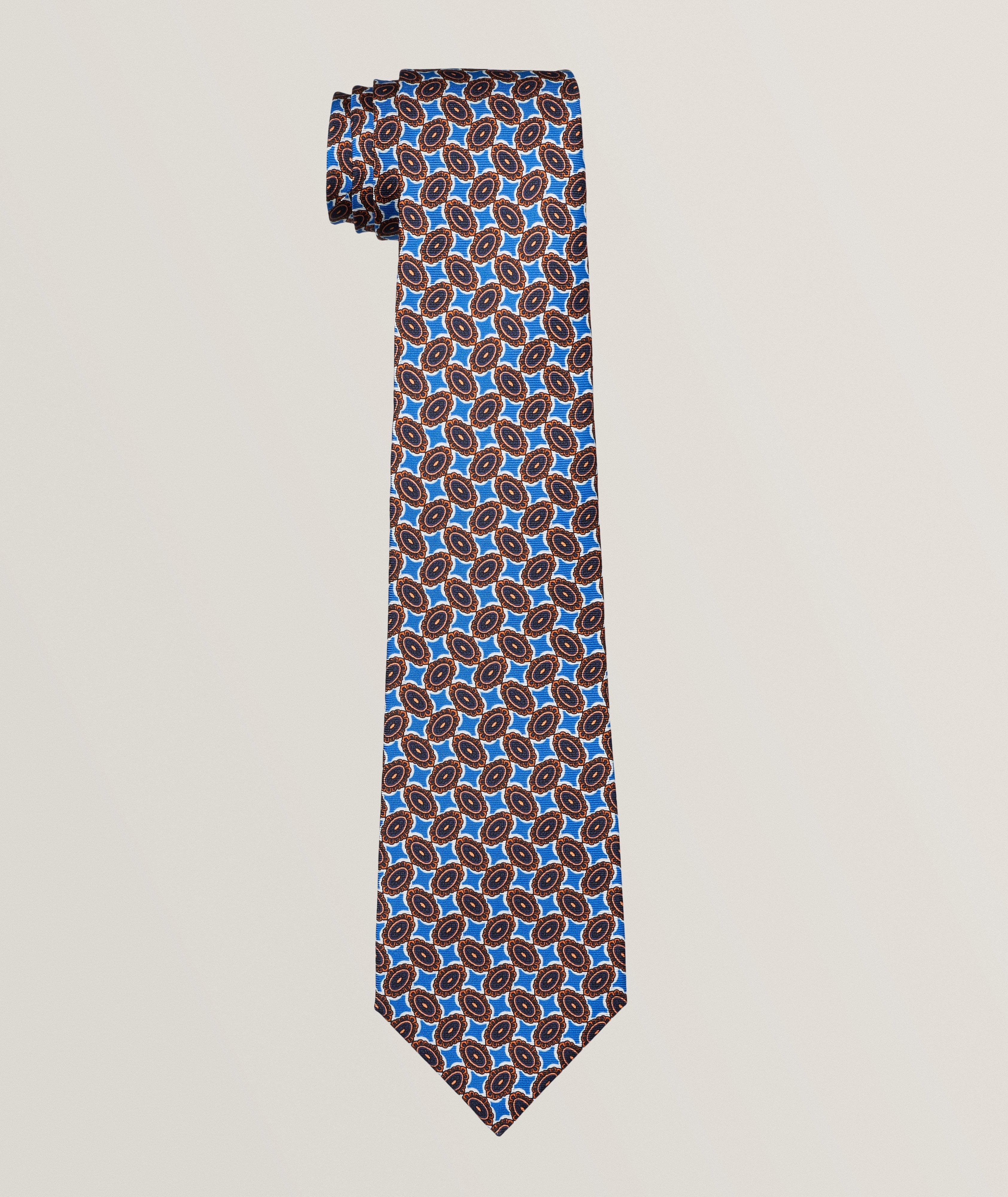 Floral Medallion Silk Tie image 0