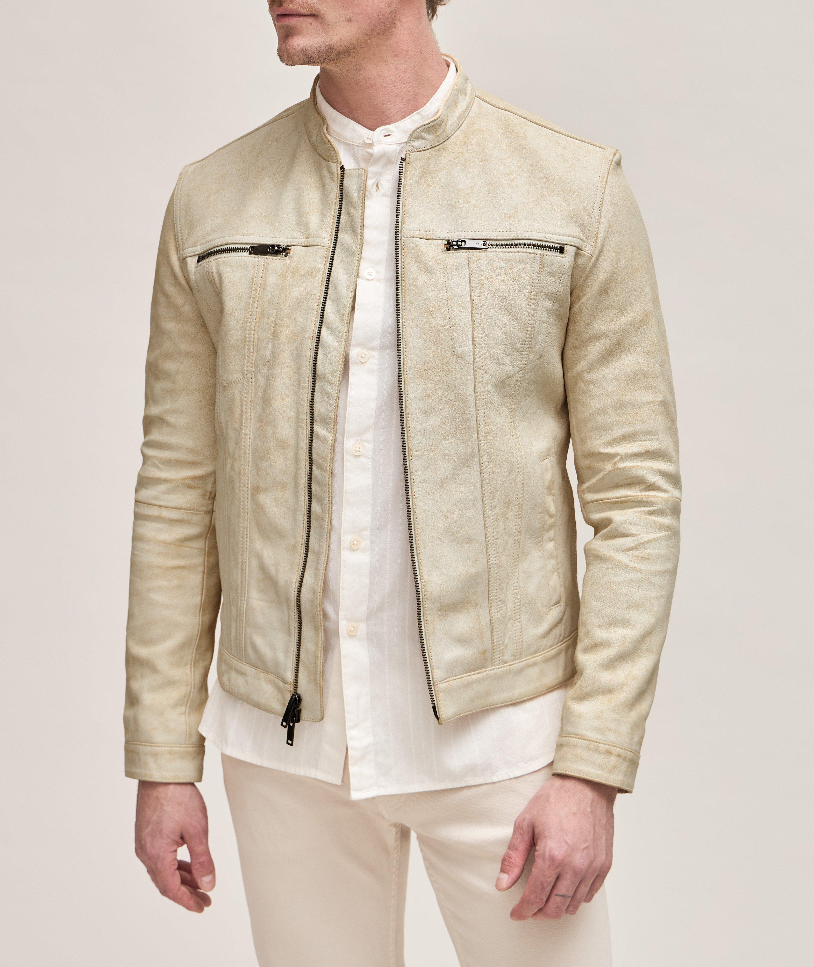 Leather Brando Tracker Jacket image 1