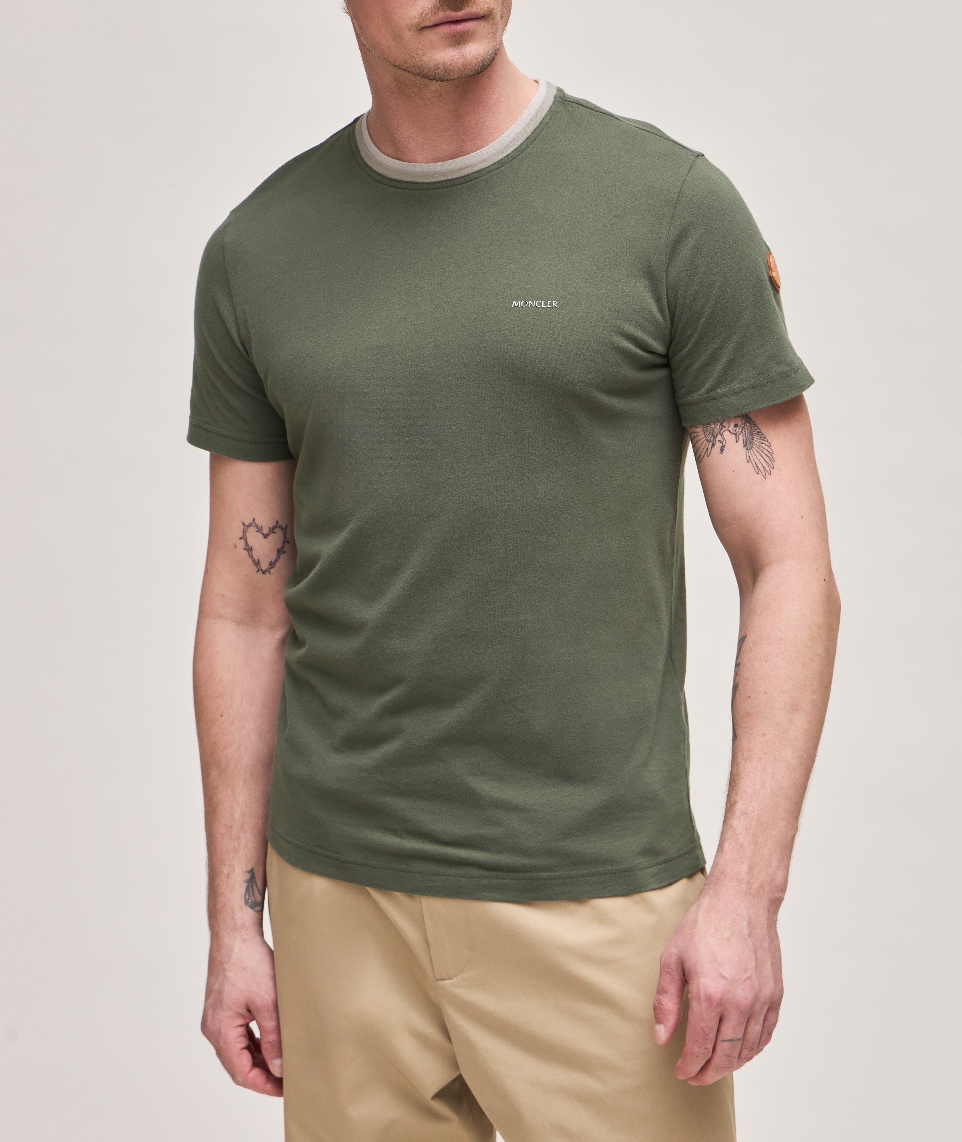Mock-Layer Cotton T-Shirt  image 1