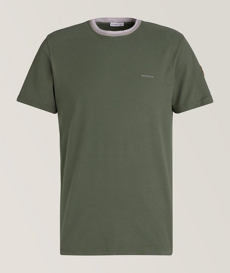 Mock-Layer Cotton T-Shirt  image 0