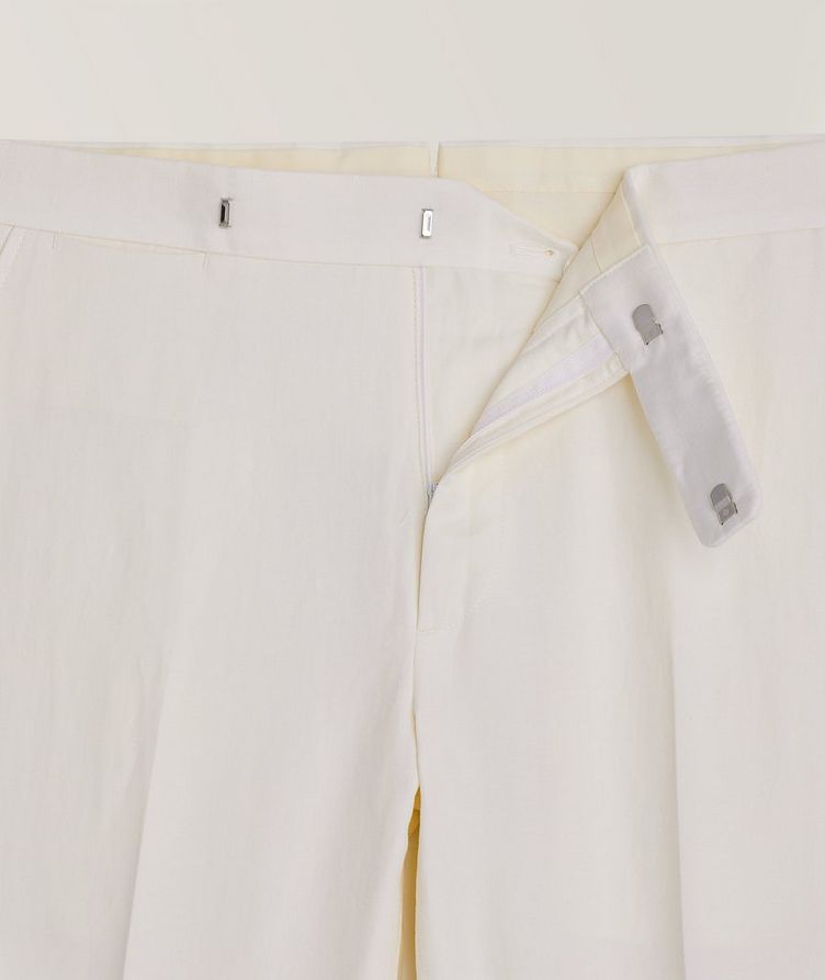 Silk-Linen Creased Pants  image 1