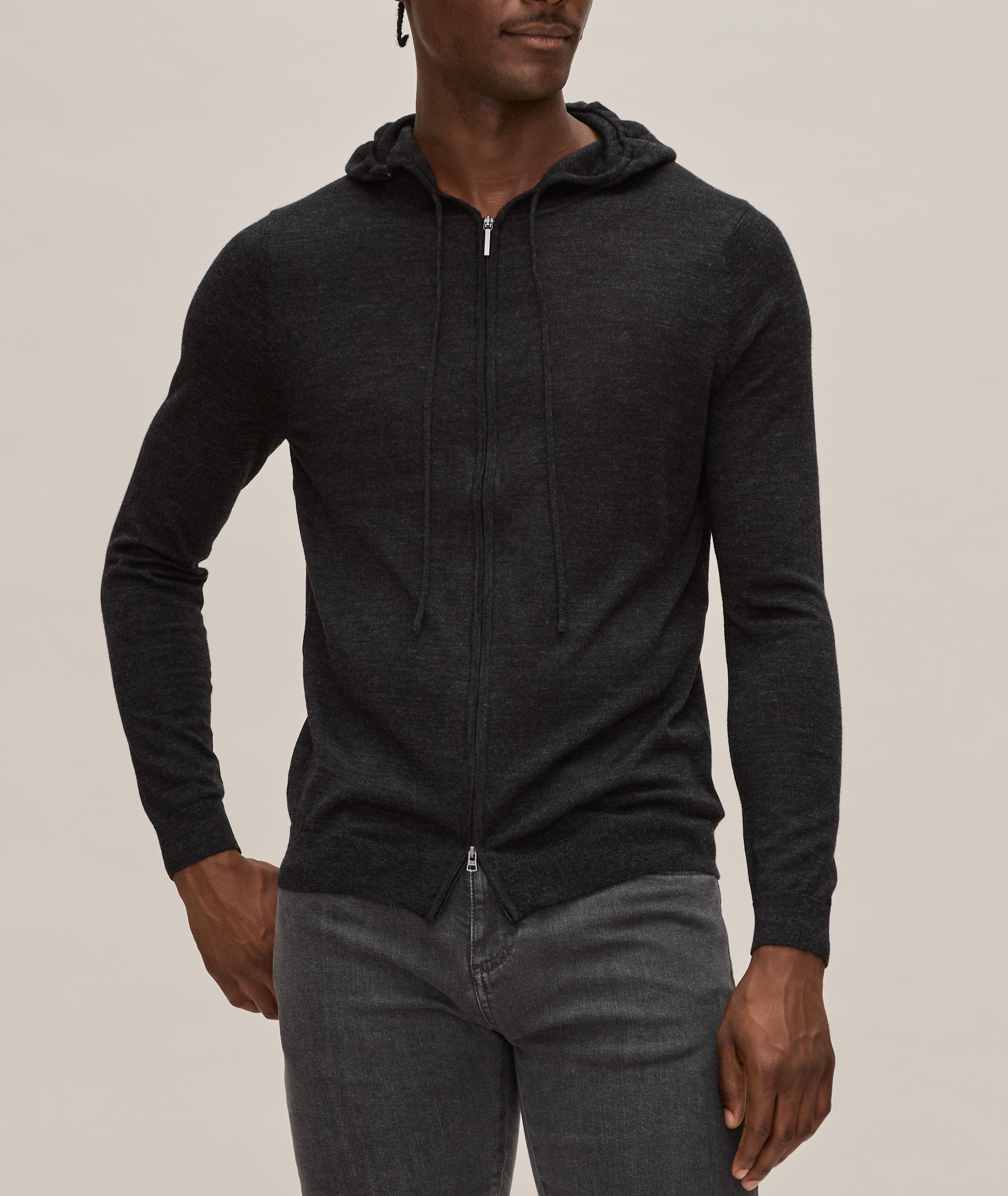 Extrafine Merino Wool Melange Hoody image 1