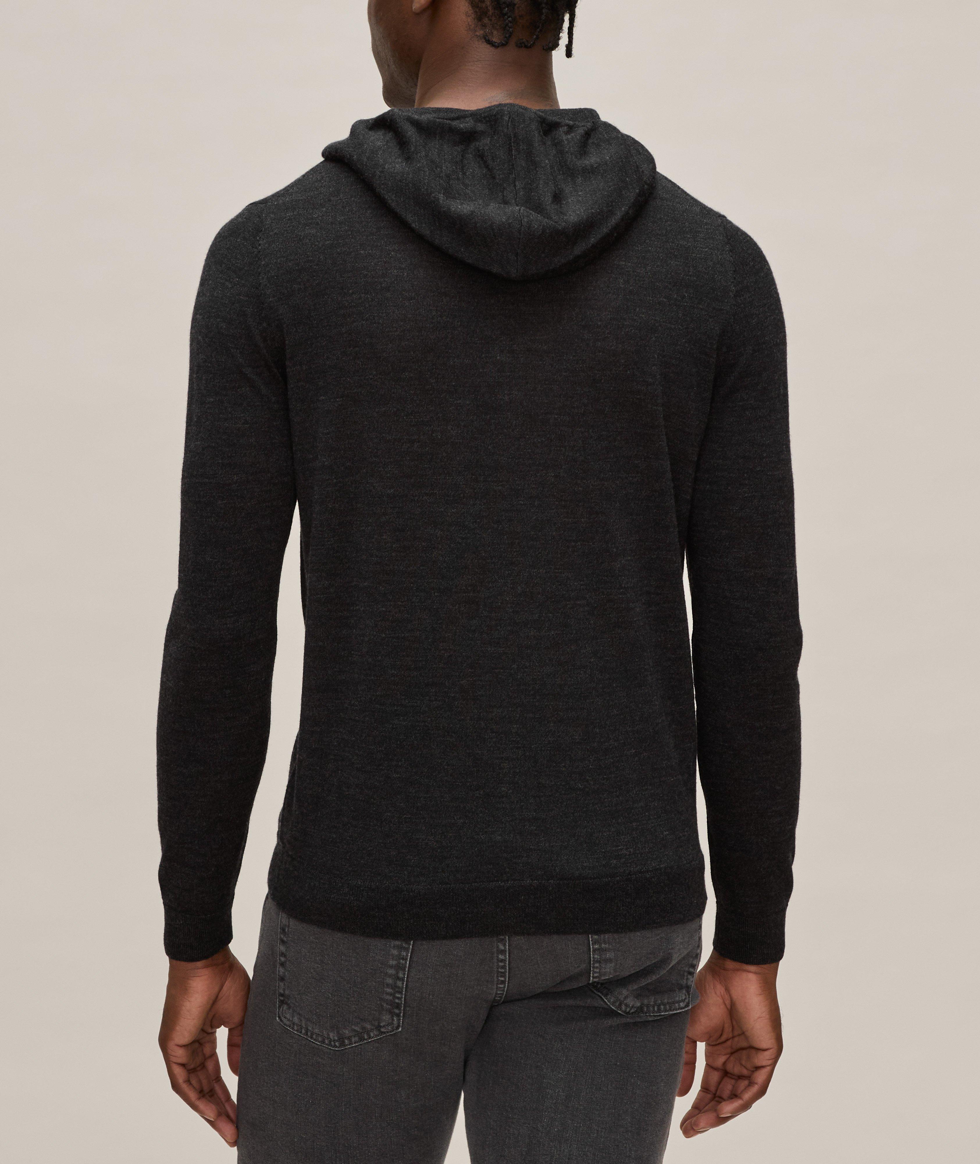 Extrafine Merino Wool Melange Hoody image 2