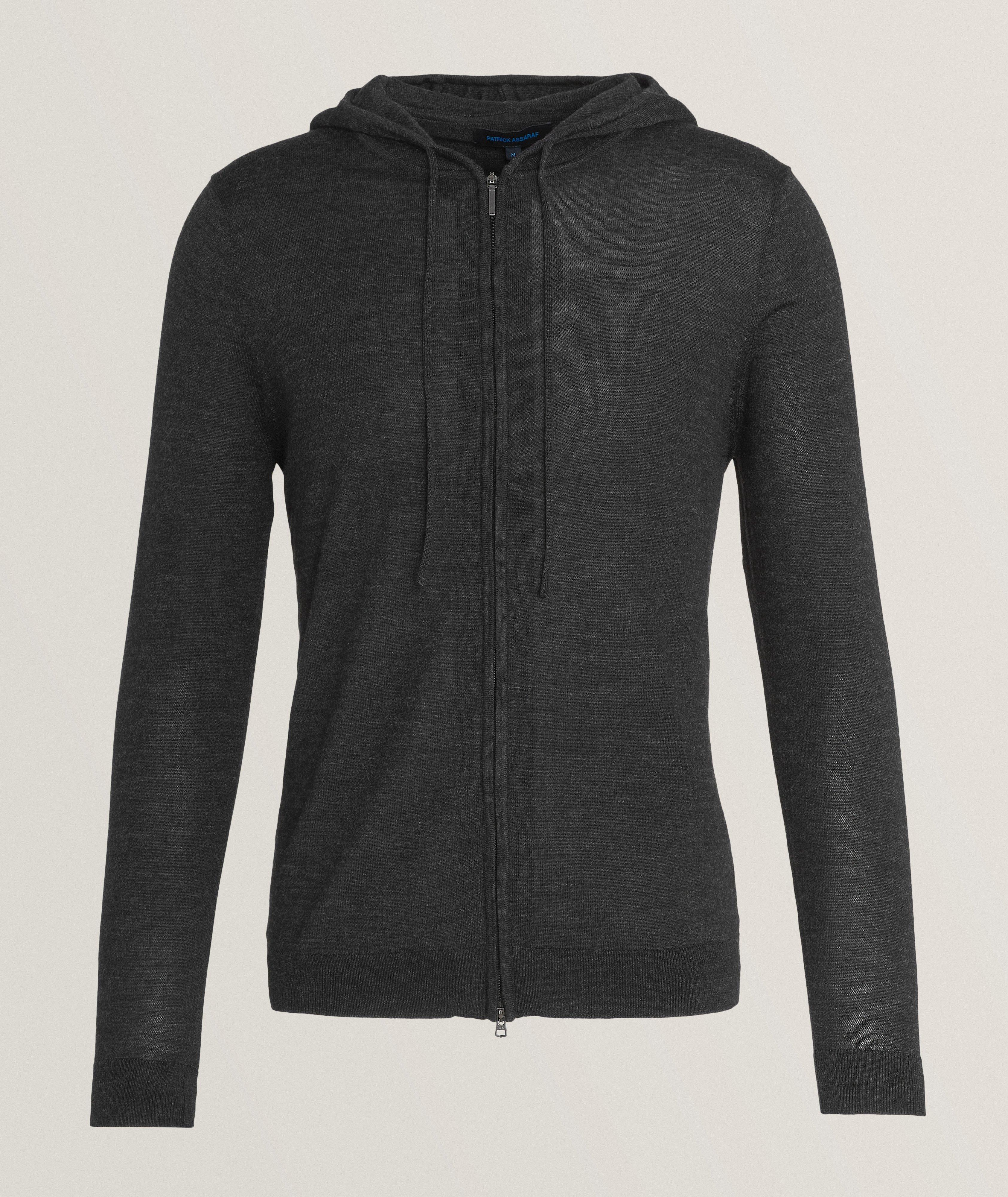 Extrafine Merino Wool Melange Hoody image 0