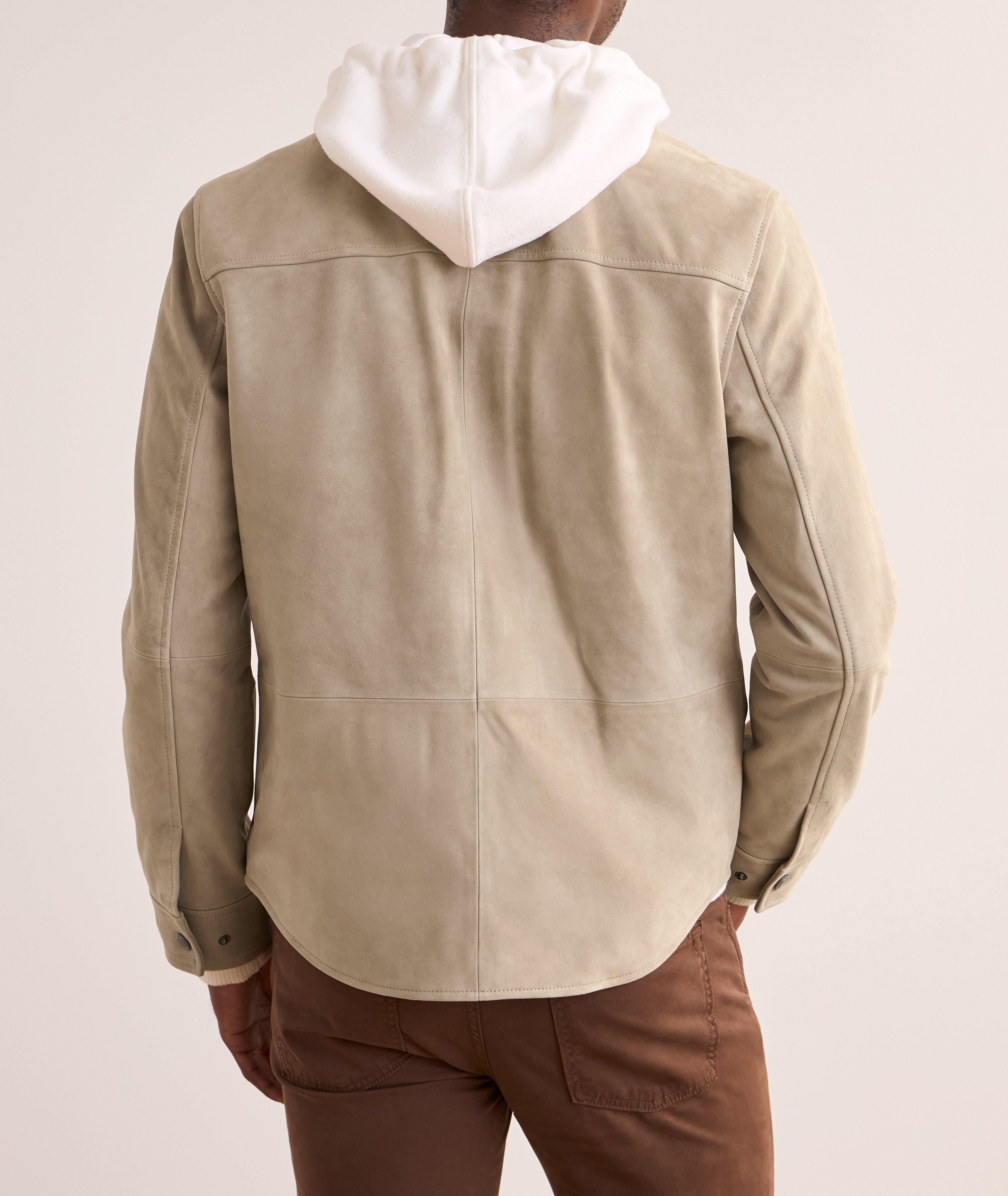 Goat Suede Shirt Jacket image 2