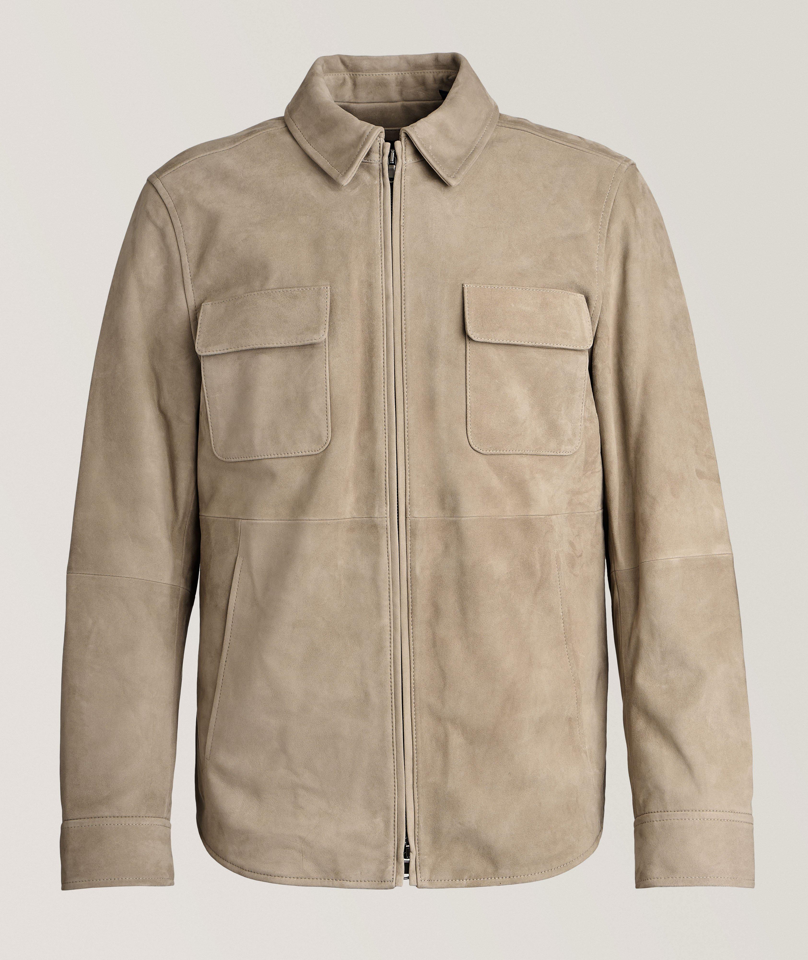 Goat Suede Shirt Jacket image 0