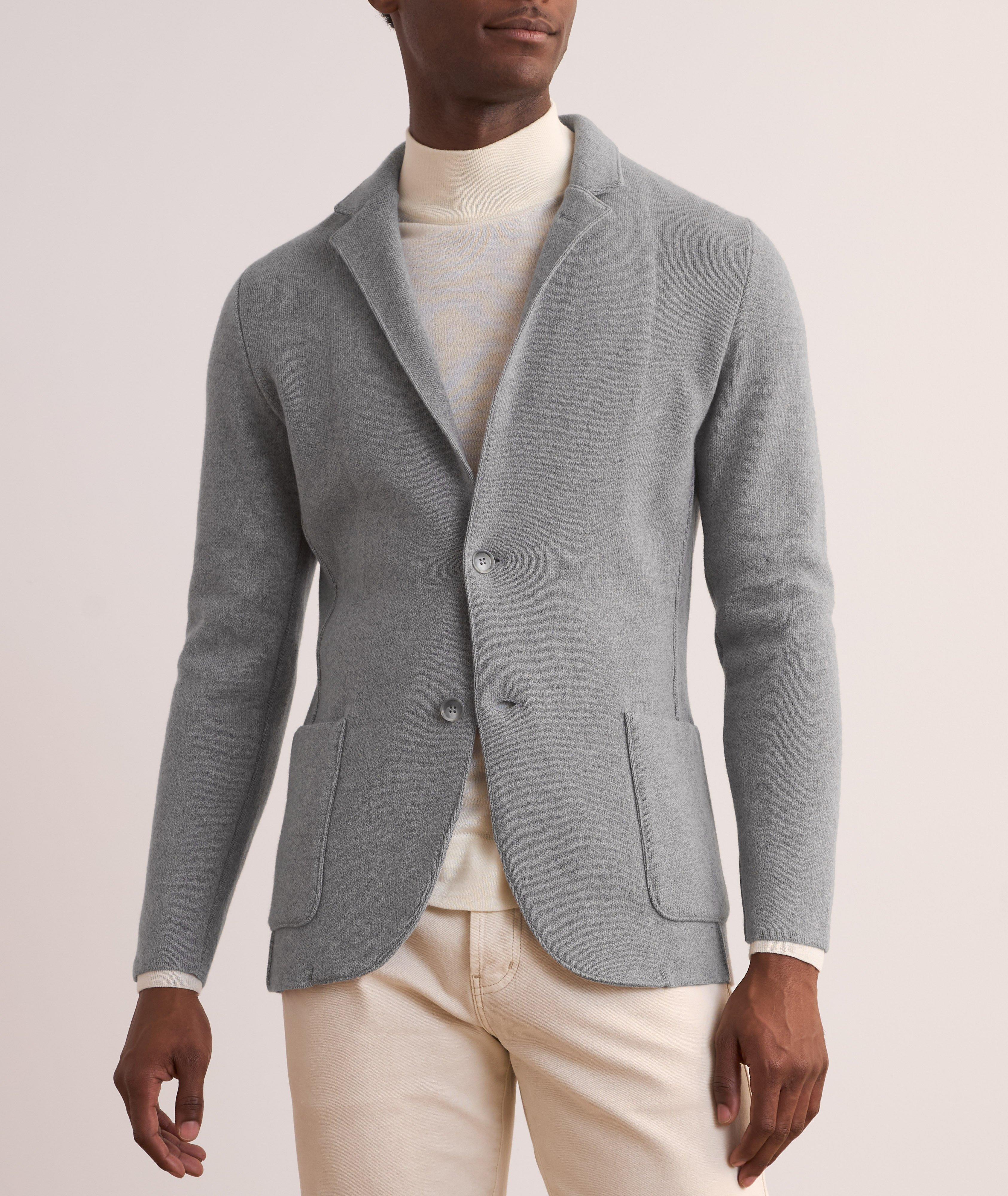 ECO-Cashmere Knit Sport Jacket image 1
