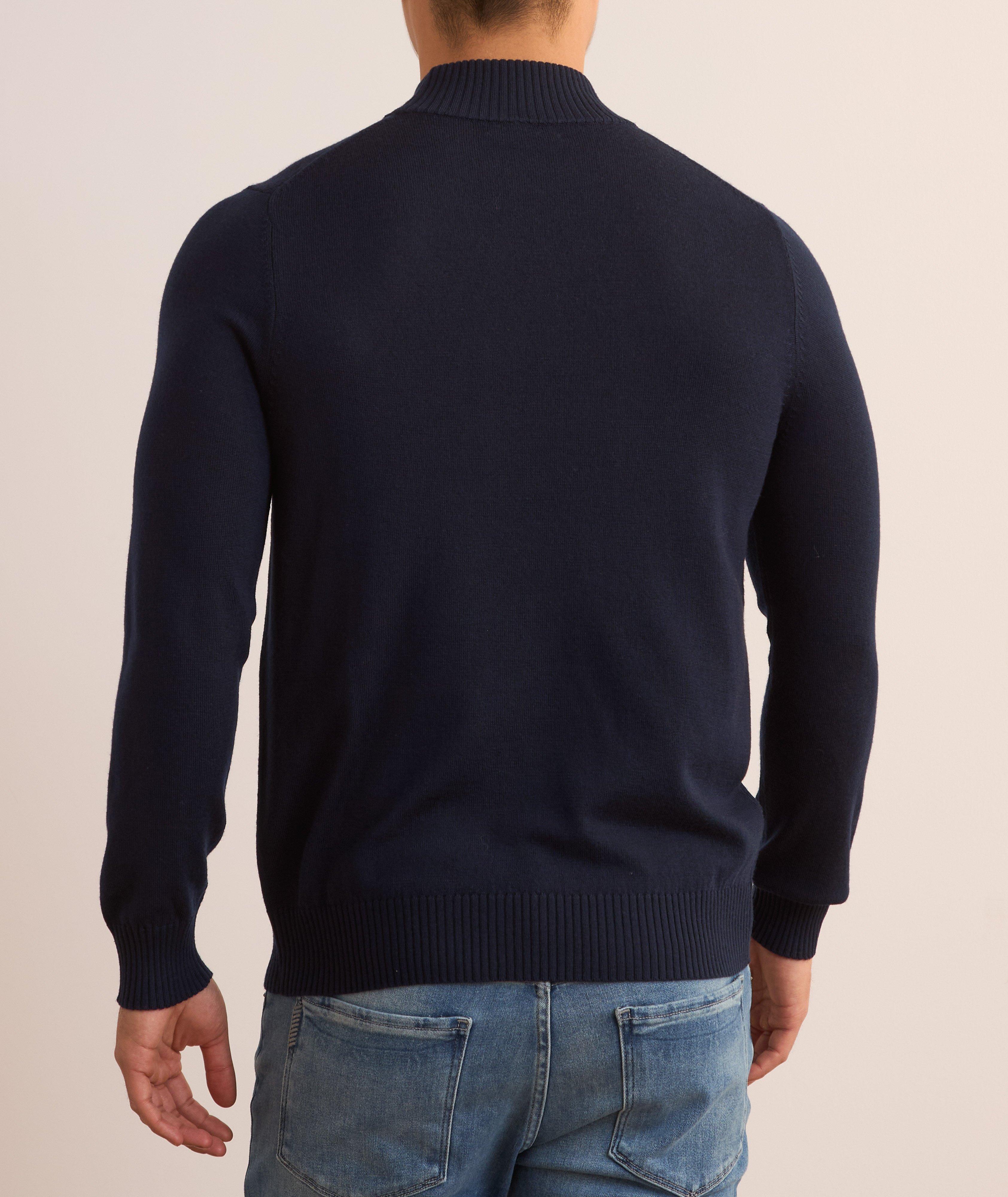 Merino Wool Mock Neck Sweater image 2