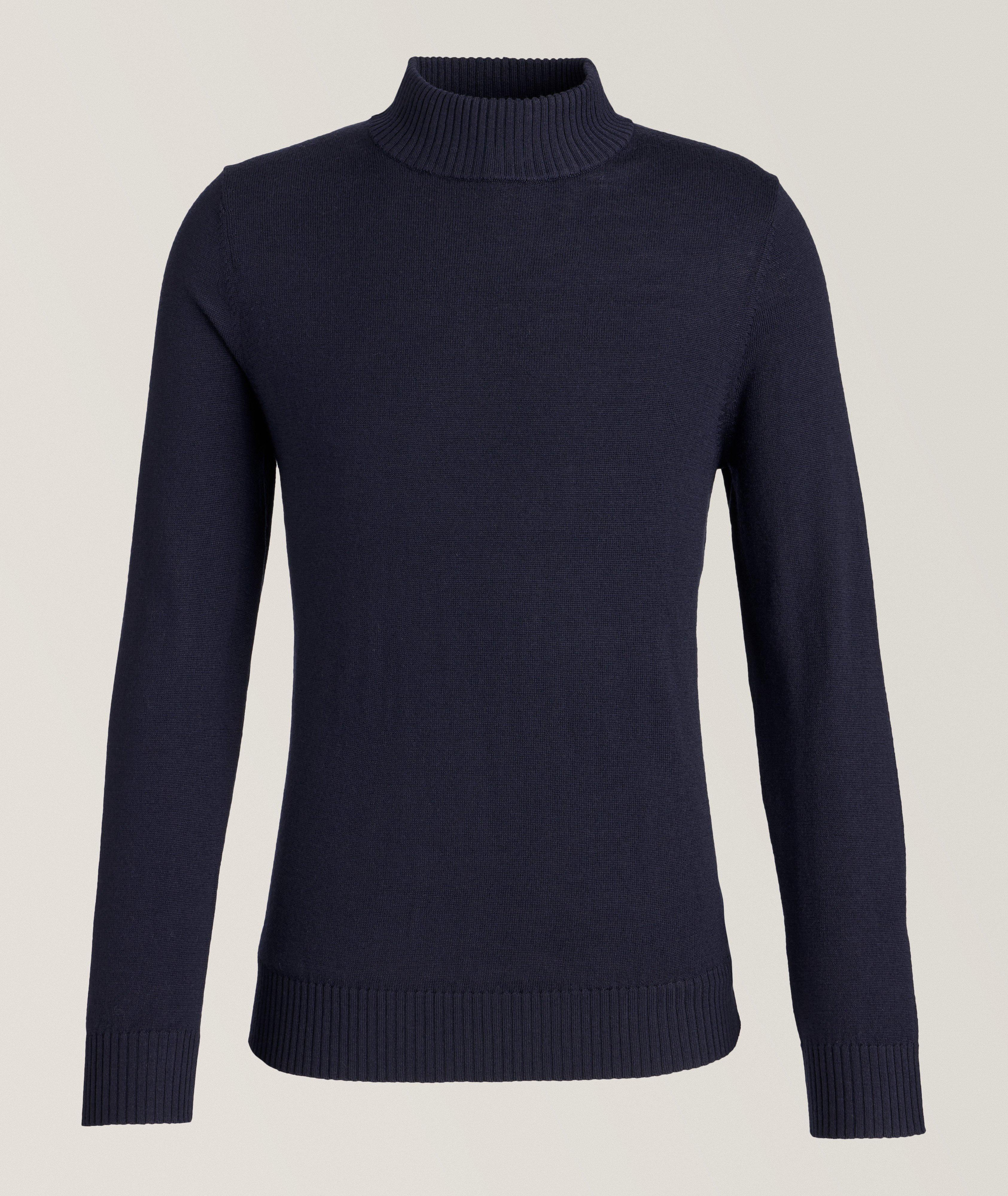 Merino Wool Mock Neck Sweater image 0