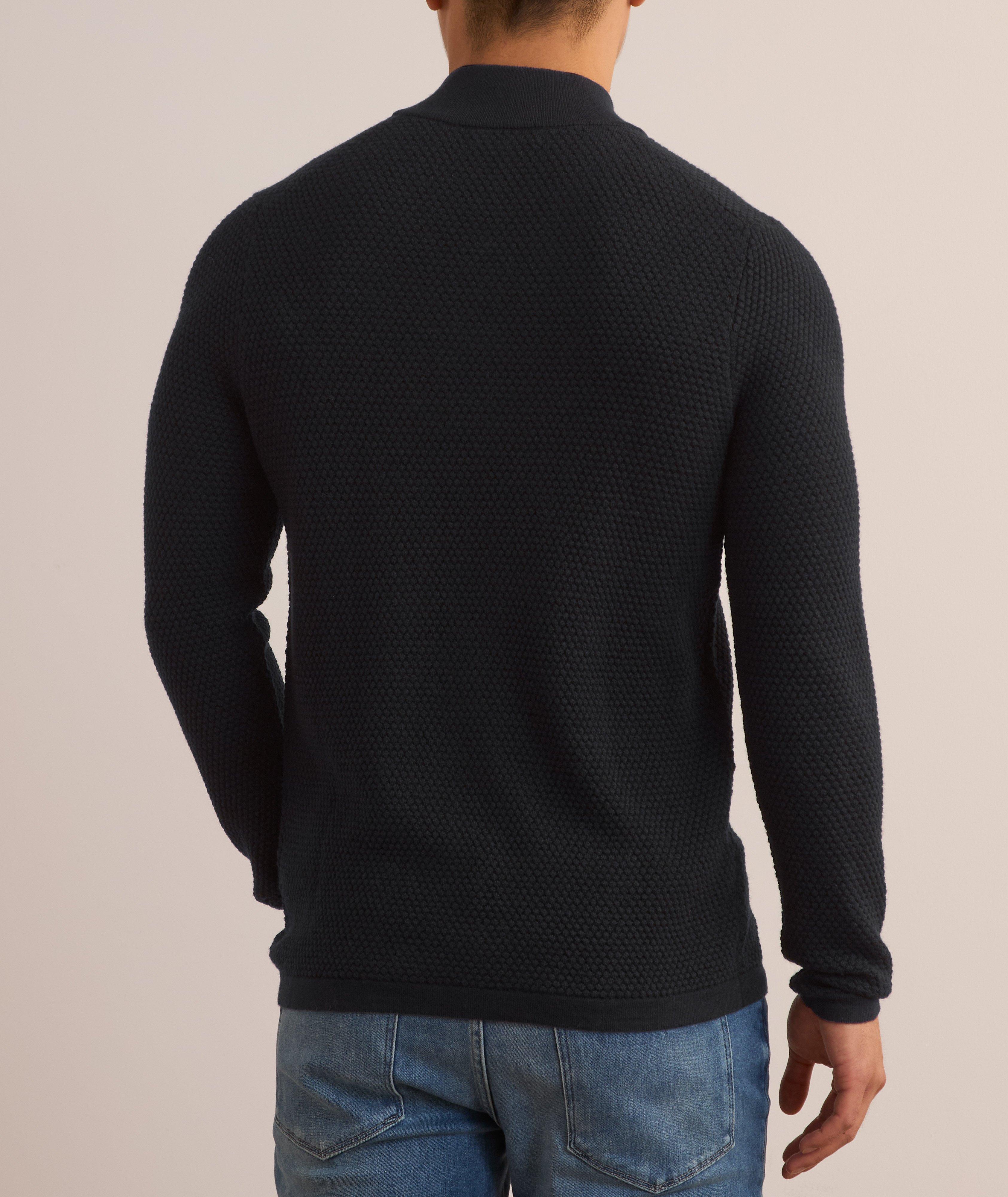 Merino Wool Quarter-Zip Sweater  image 2