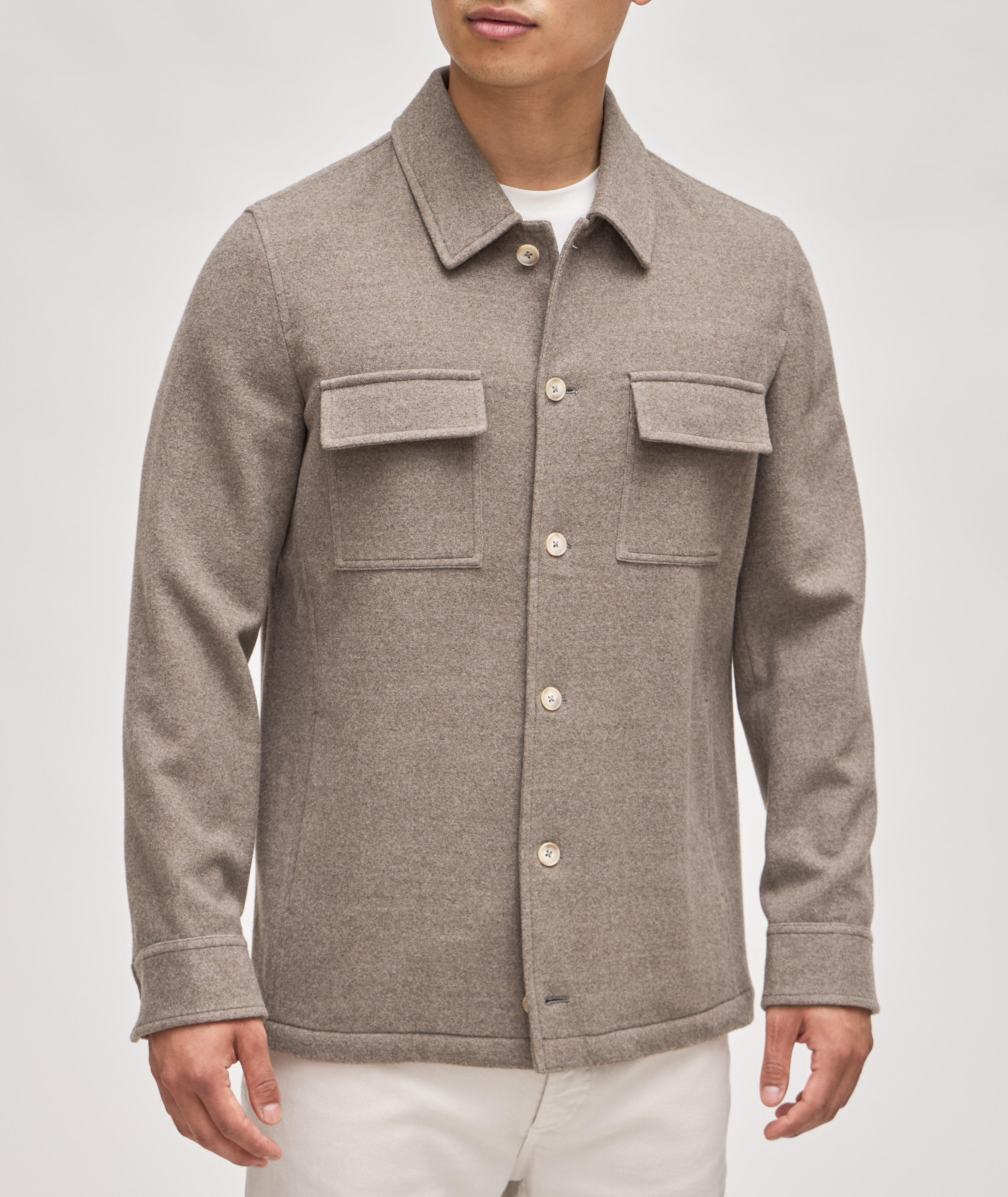 Virgin Wool Shirt Jacket image 1