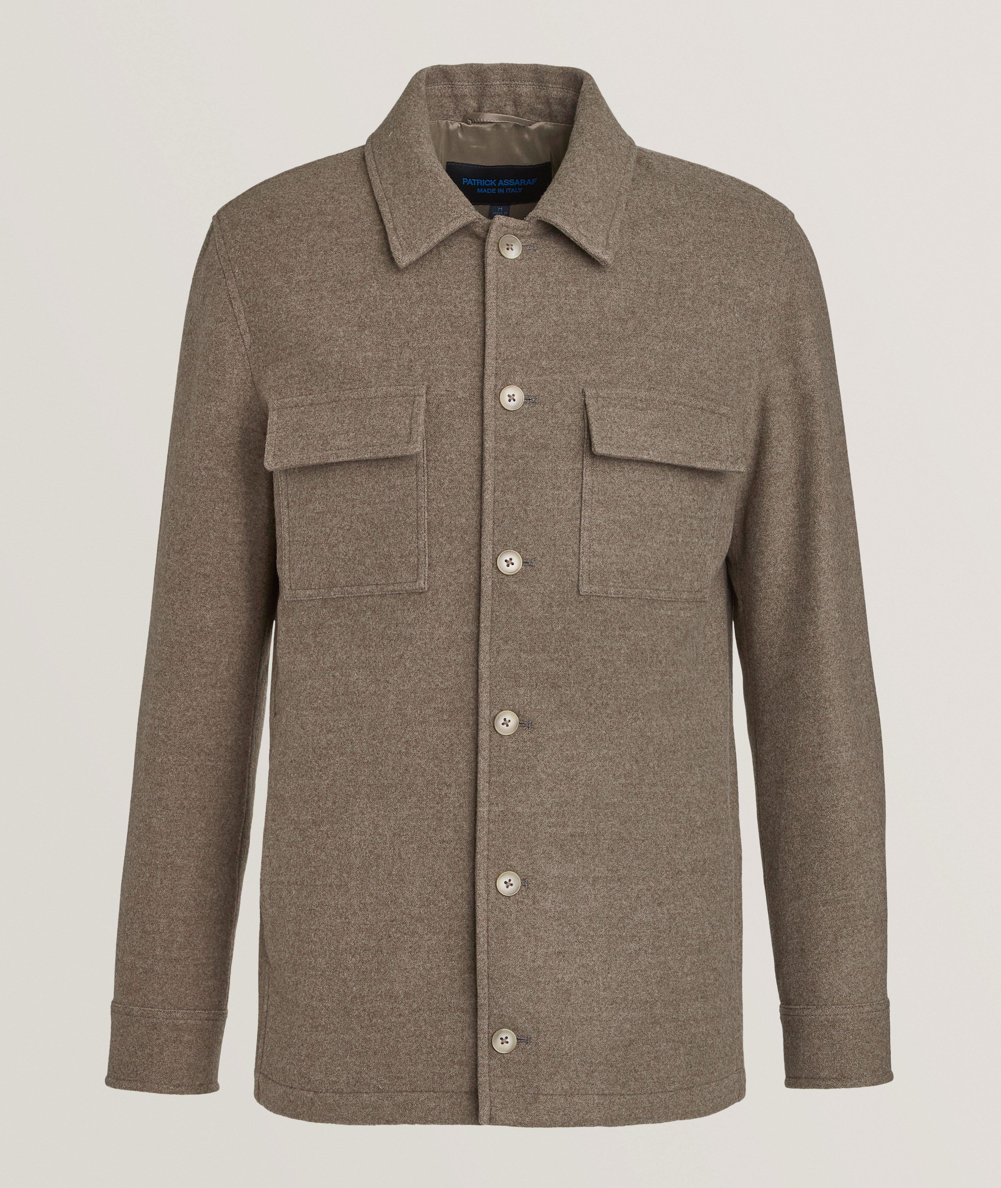 Virgin Wool Shirt Jacket image 0