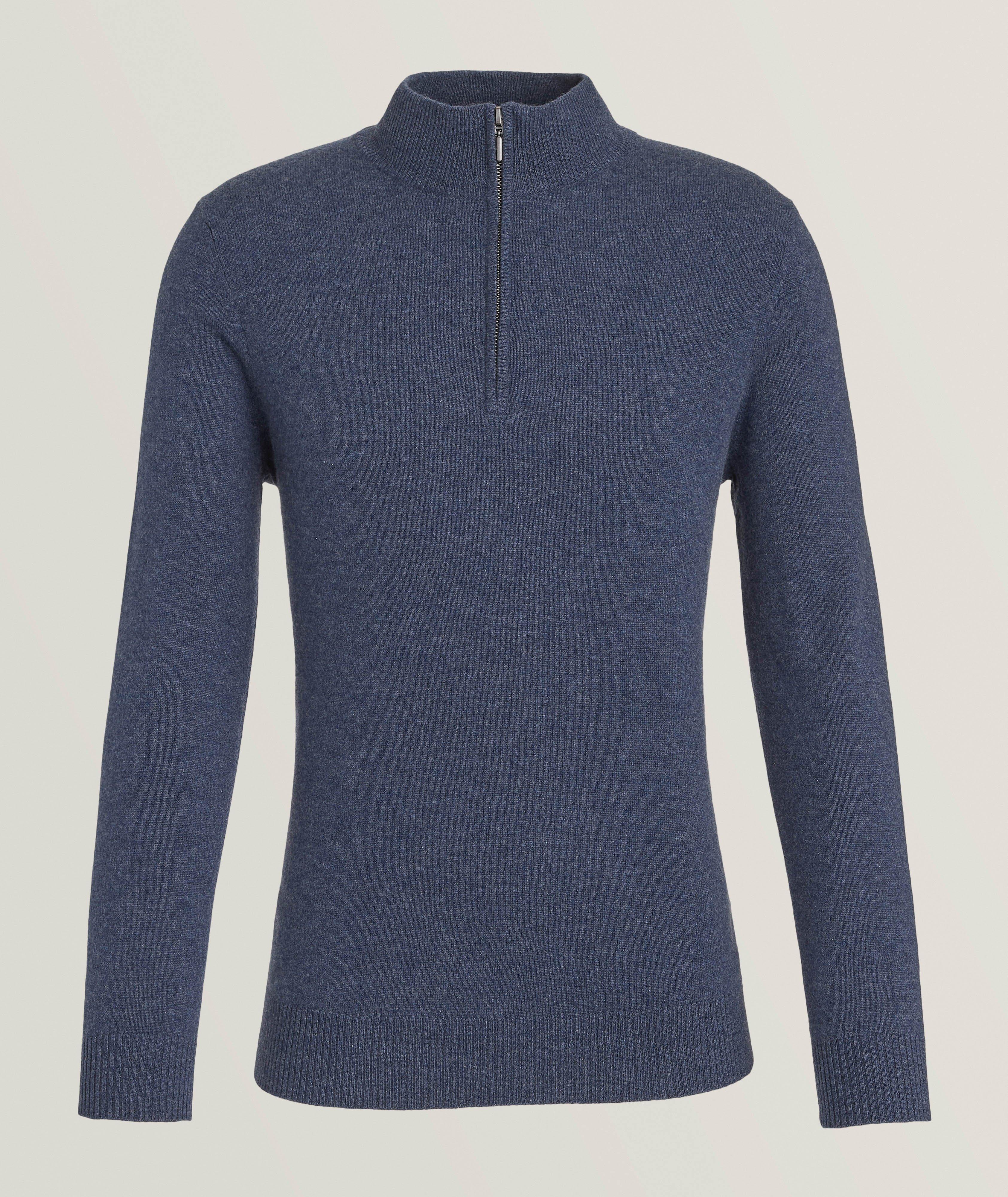 Nano Cashmere Quarter-Zip Sweater  image 0