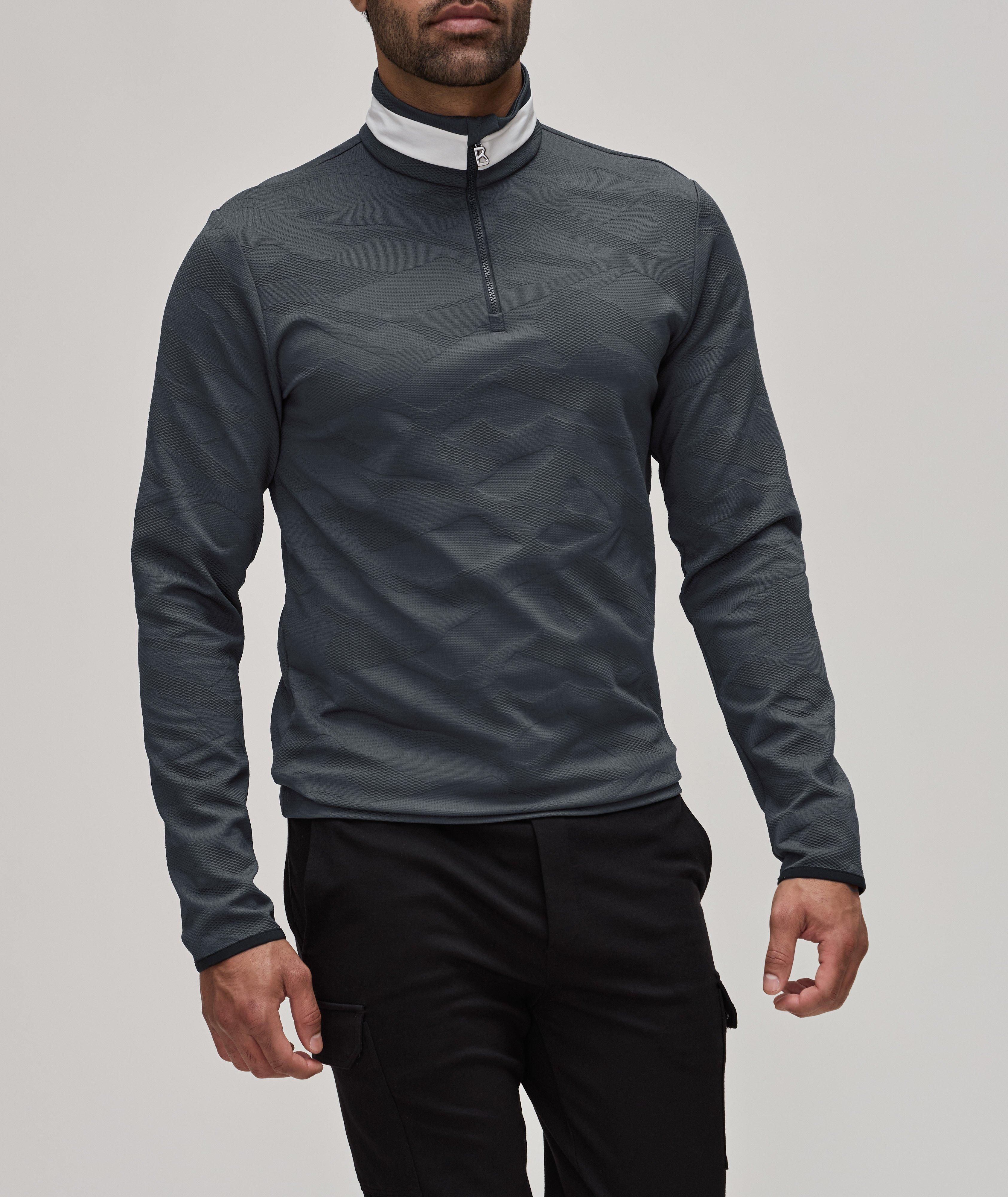 Joscha Camo Quarter-Zip Sweater image 1