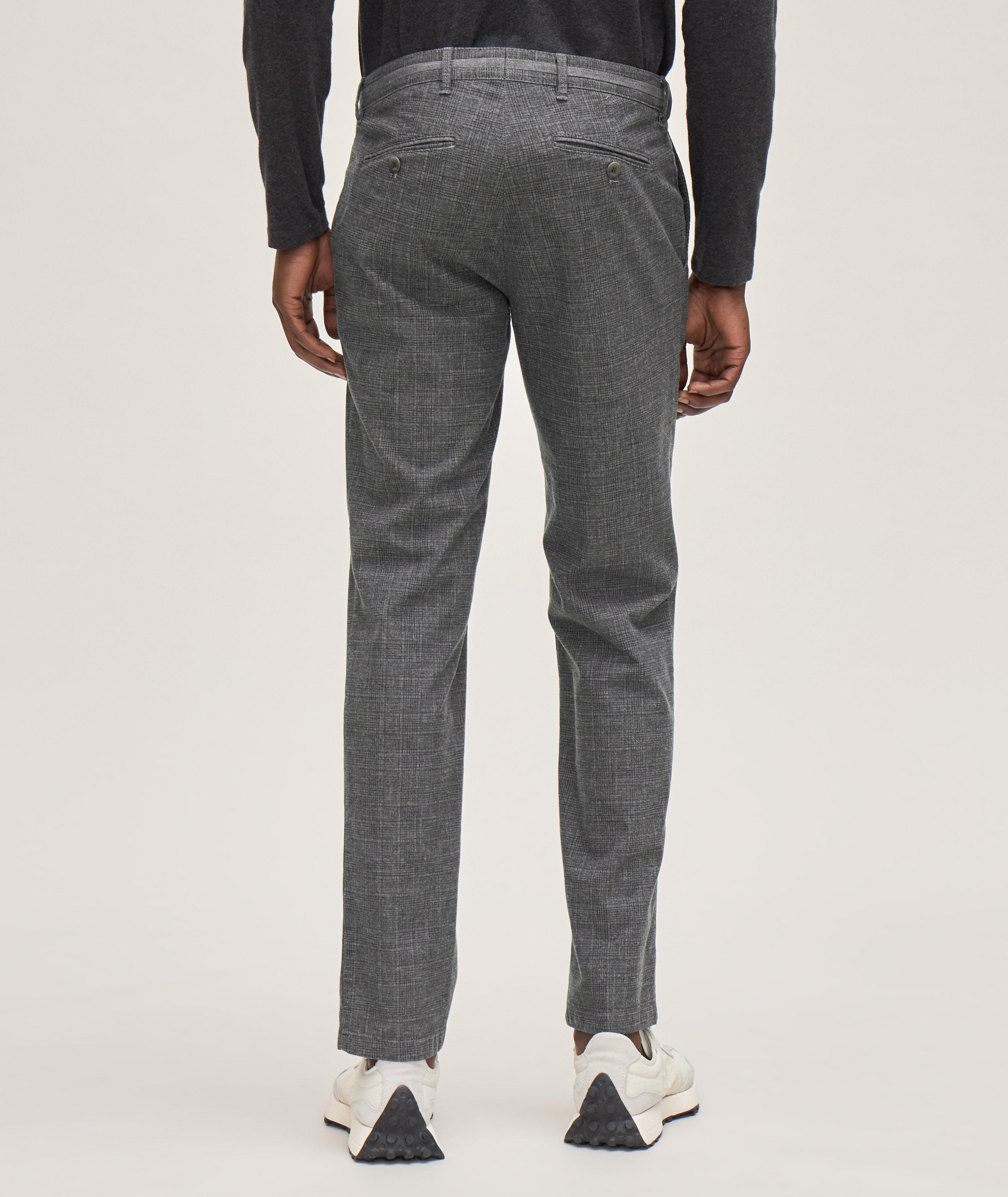 Pantalon Félix en coton extensible à motif quadrillé image 2