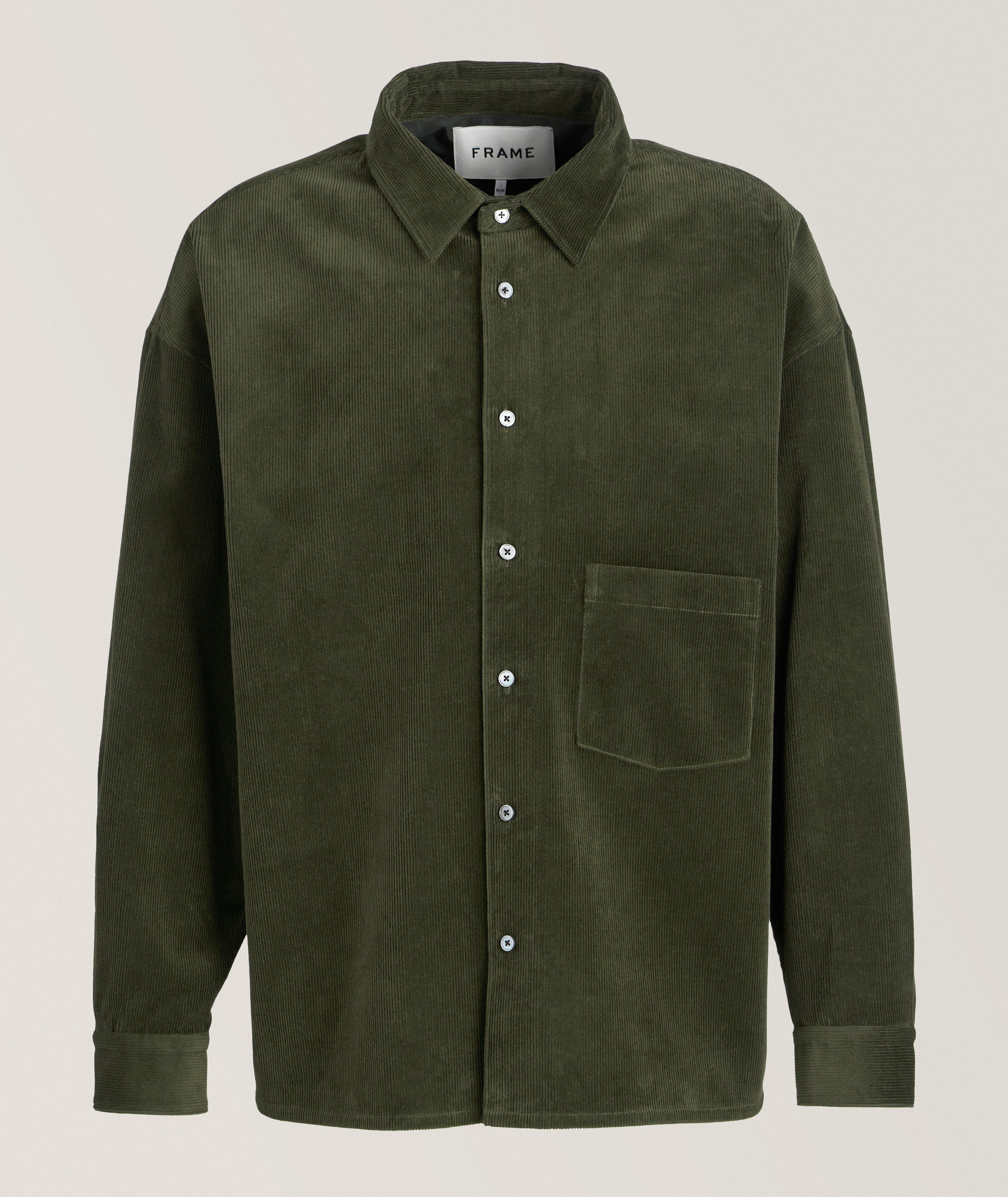 Patch Pocket Corduroy Overshirt image 0