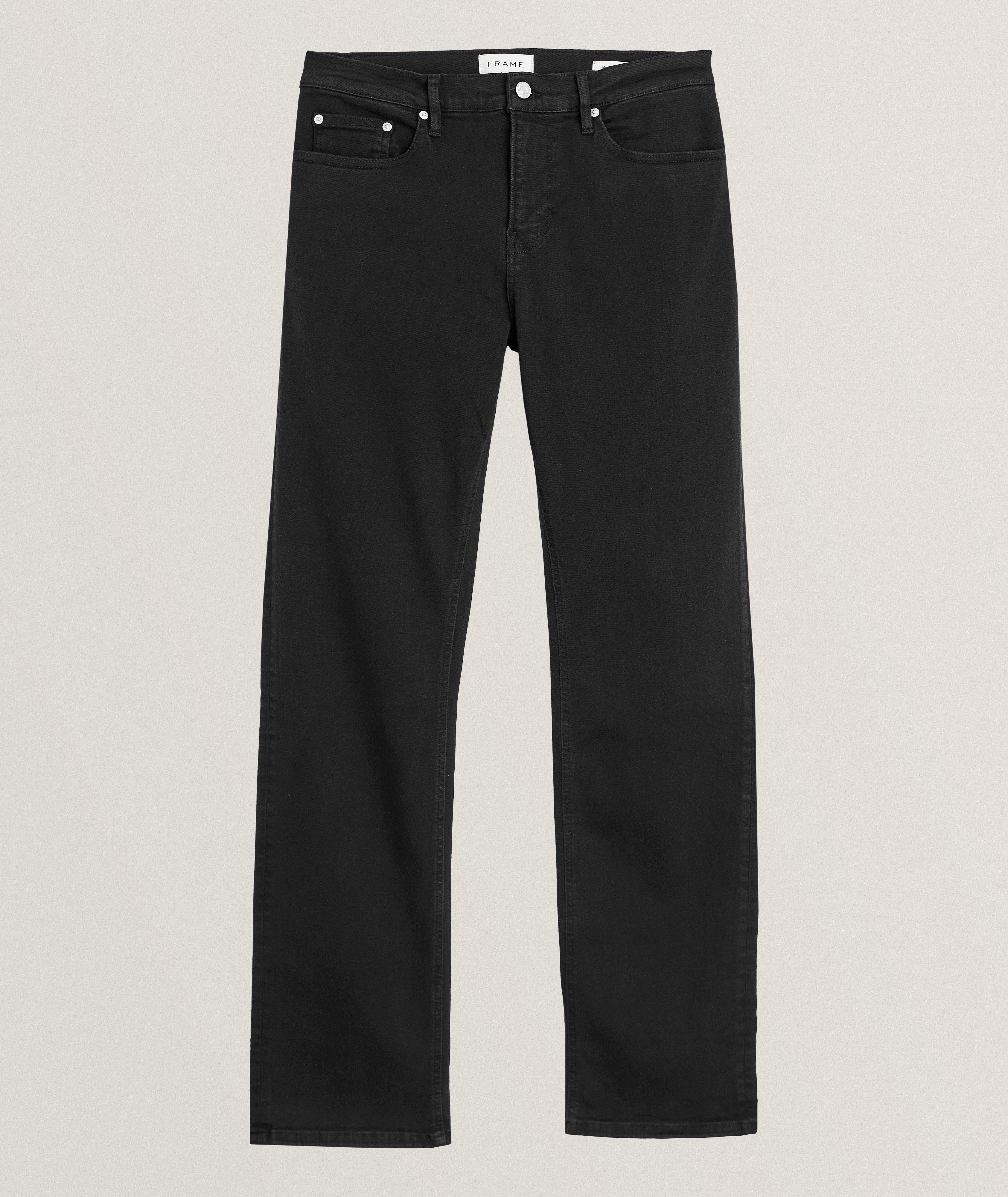 Modern Straight Stretch-Cotton Jeans image 0