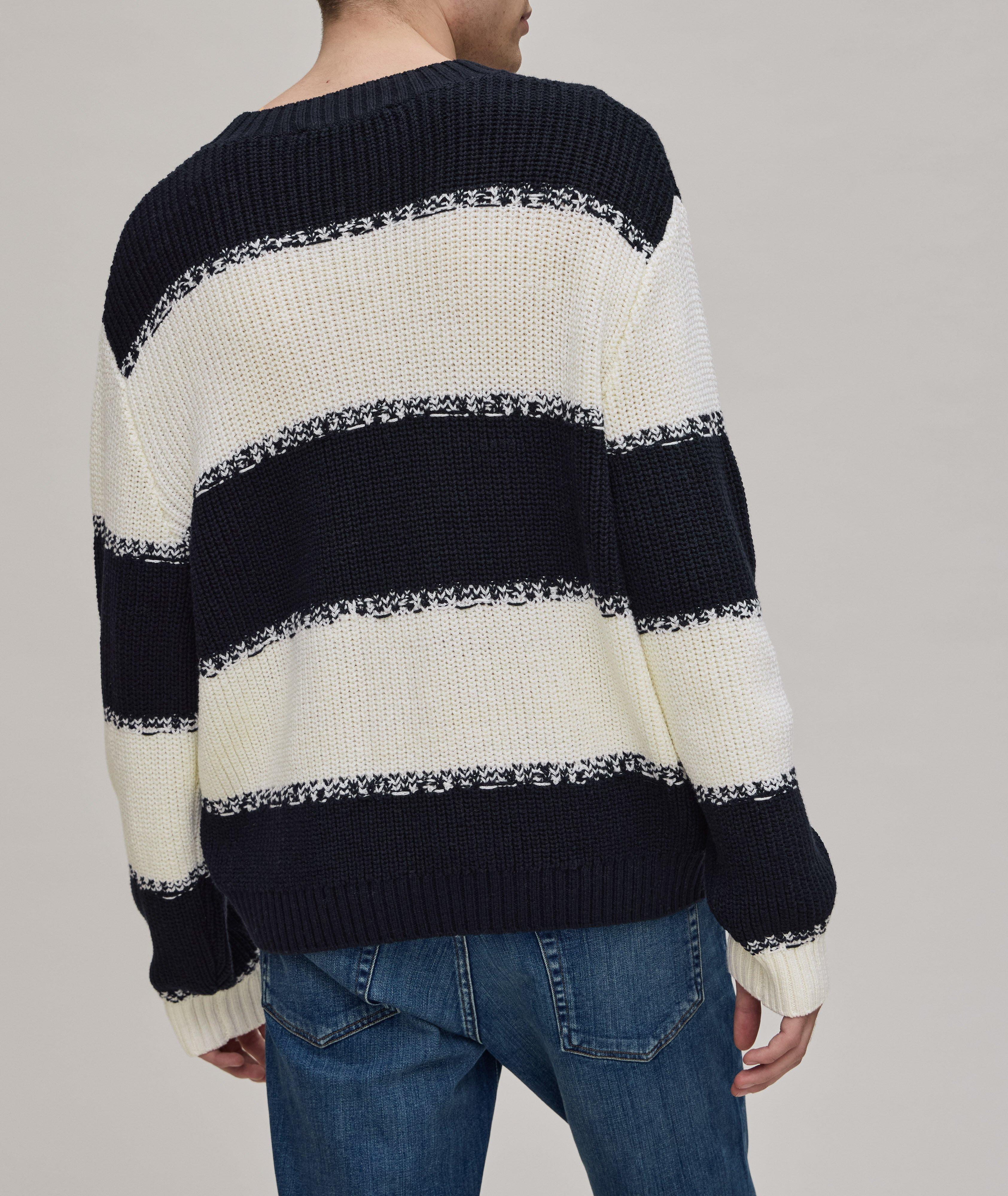 Extrafine Merino Wool-Blend Striped Sweater image 2
