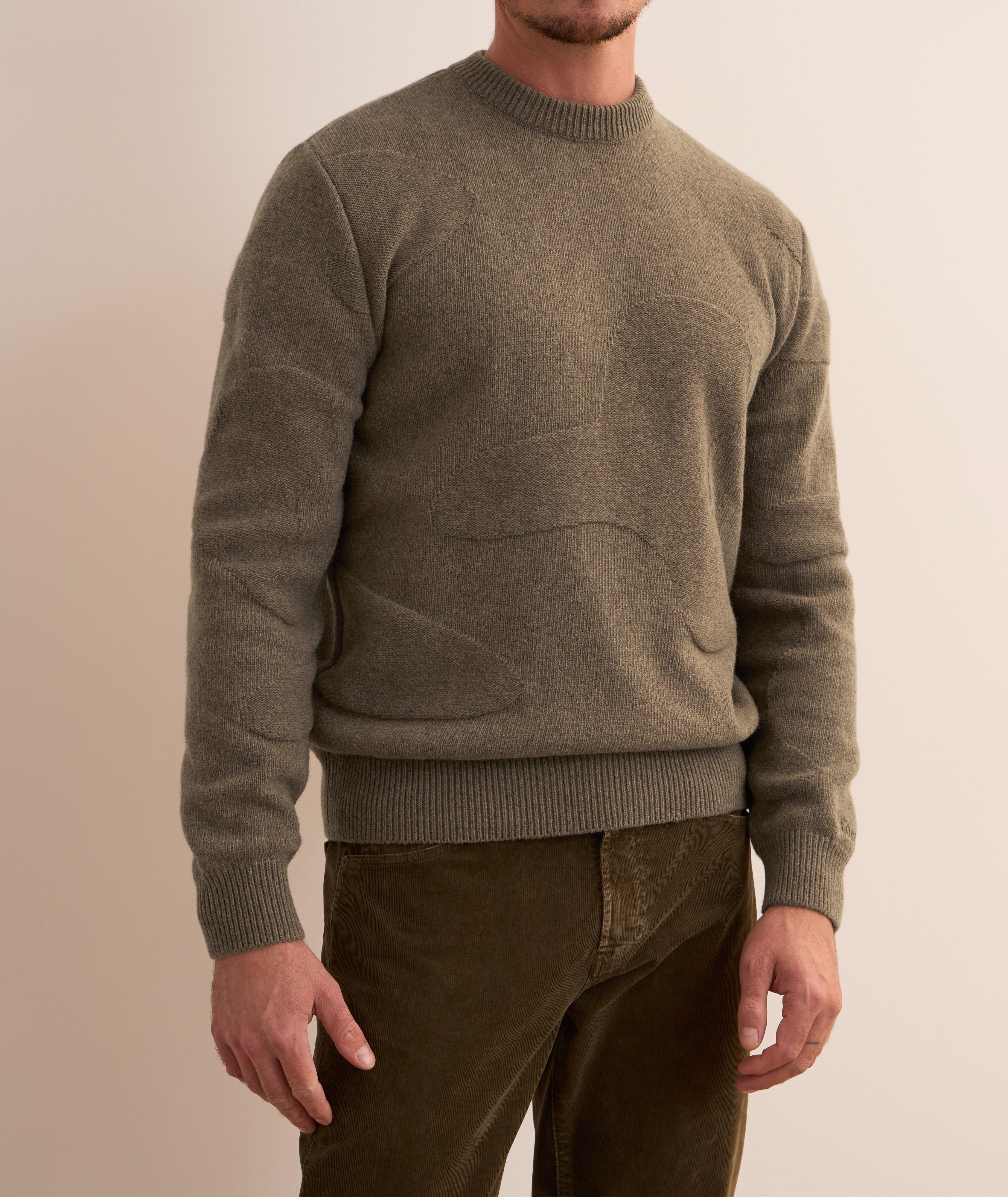 Jacquard Knit Wool-Blend Sweater  image 1