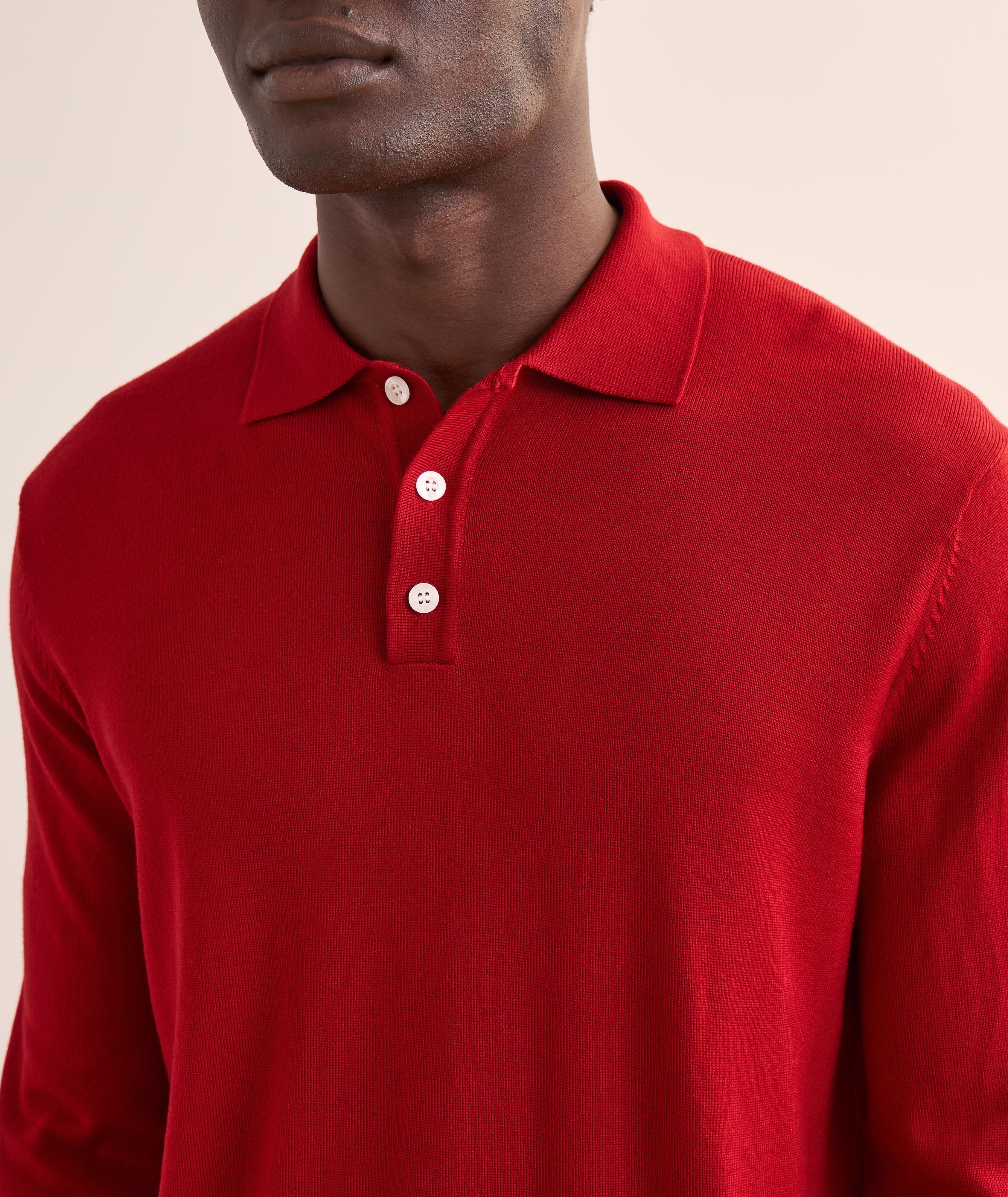 Wool Knit Polo image 3