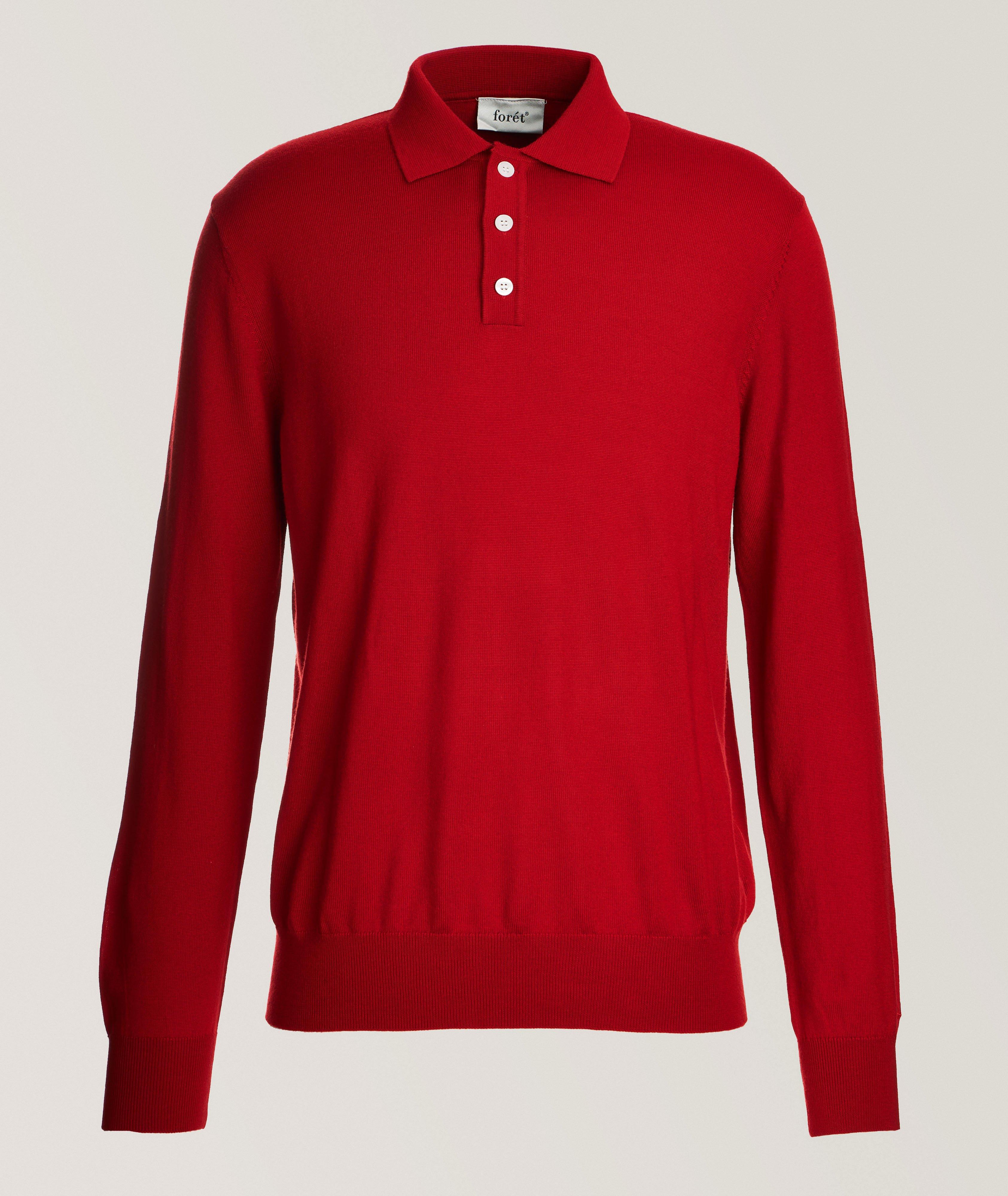 Foret Wool Knit Polo