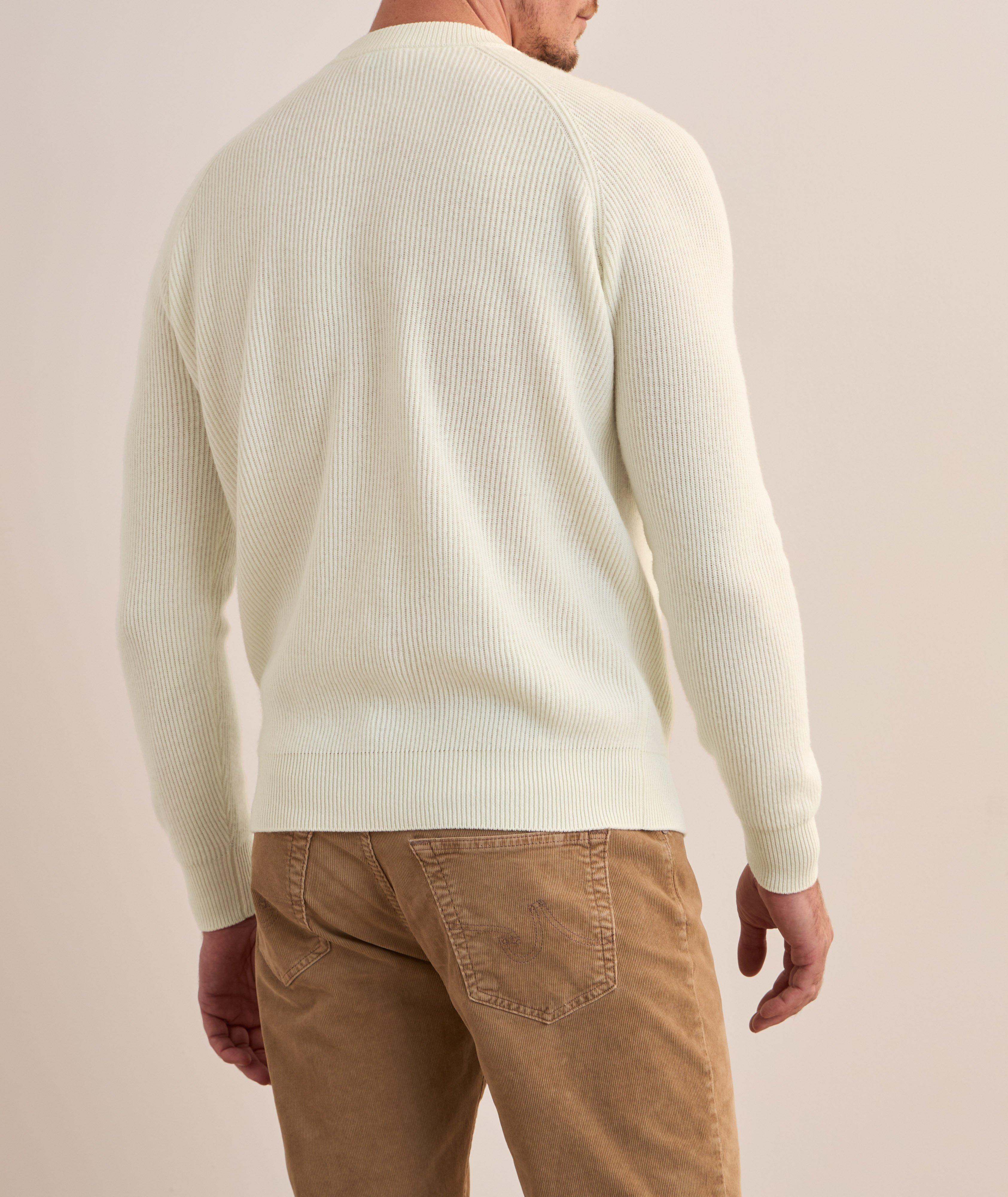 Ribbed Merino Wool-Blend Crewneck Sweater image 2