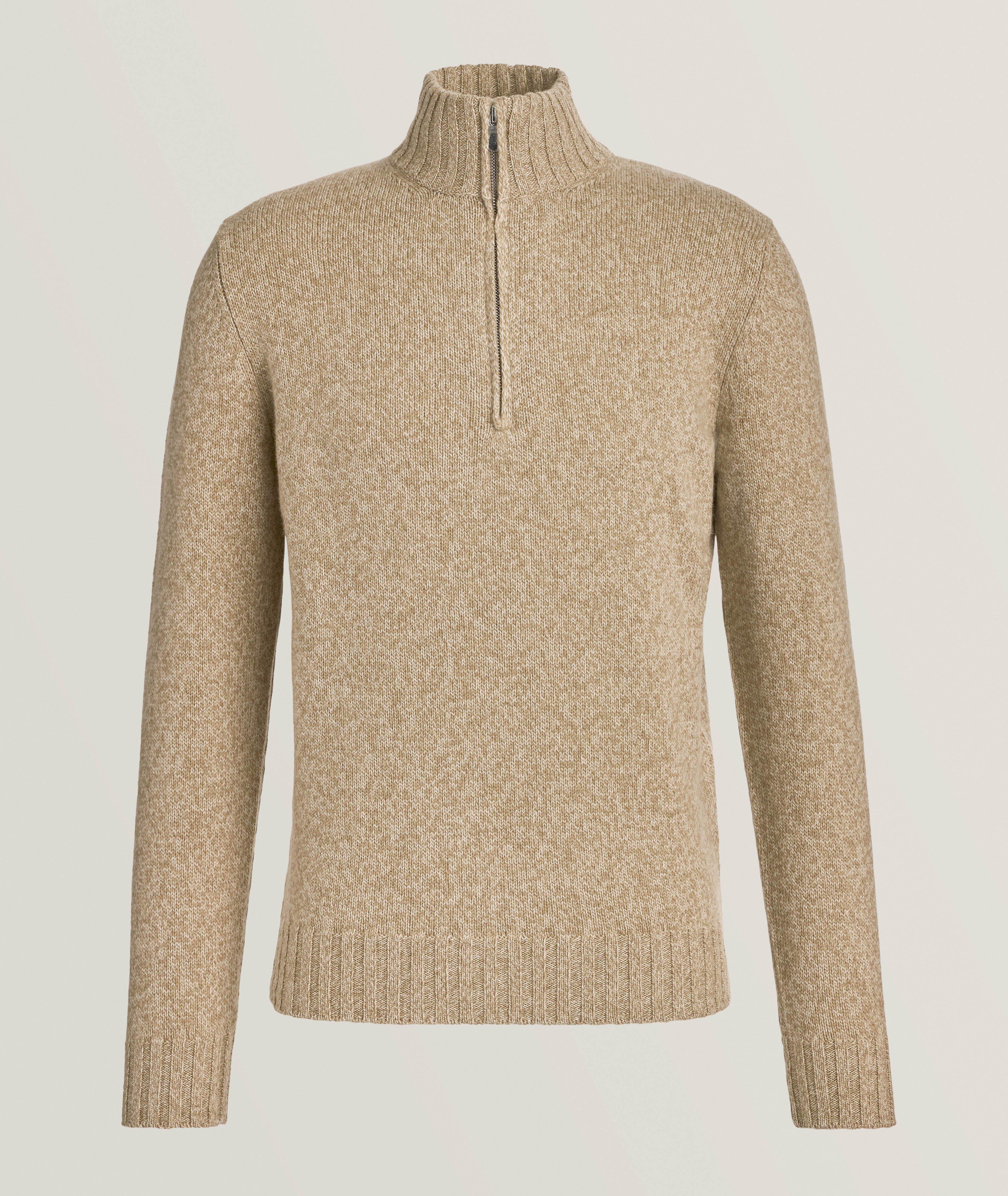 Harold Extrafine Merino Wool Quarter-Zip Sweater
