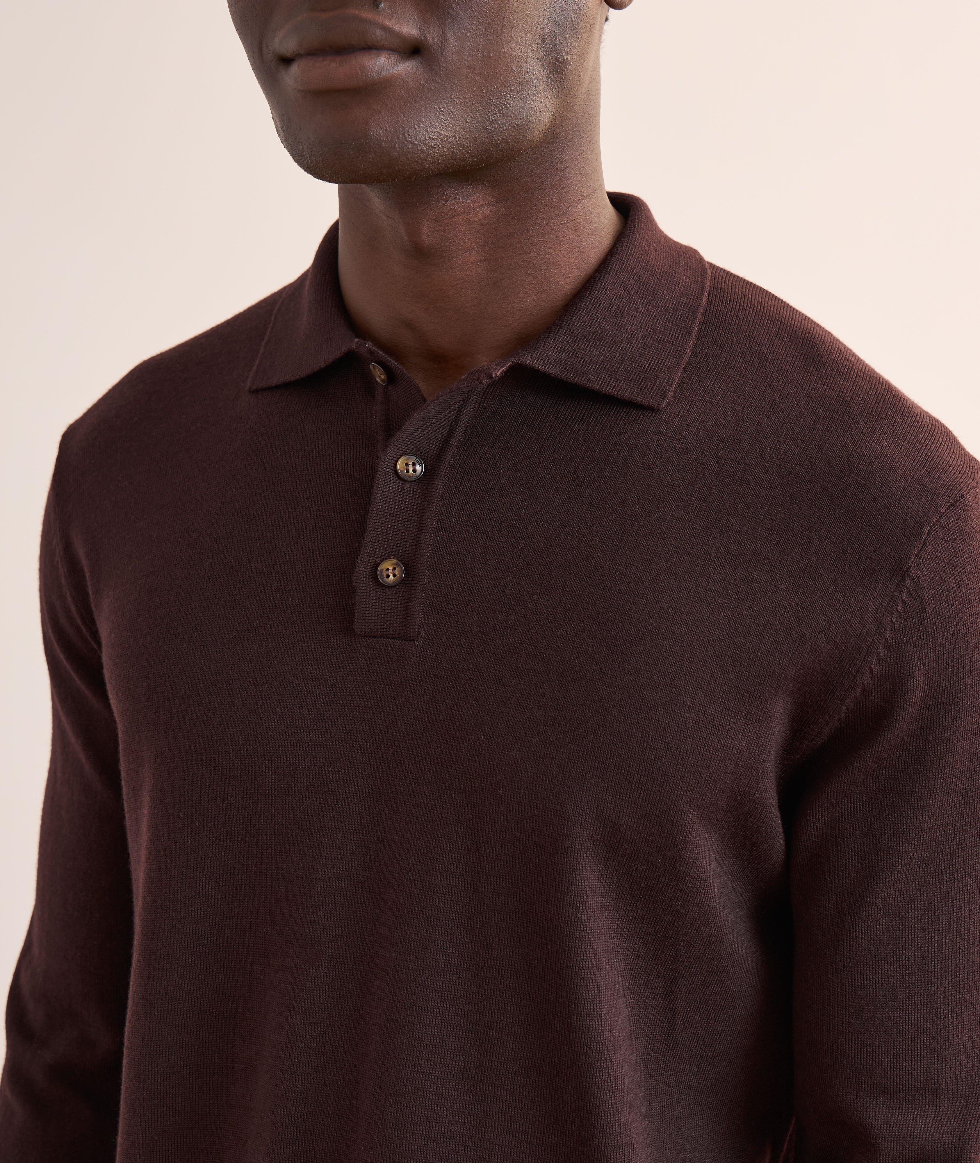 Wool Knit Polo image 3