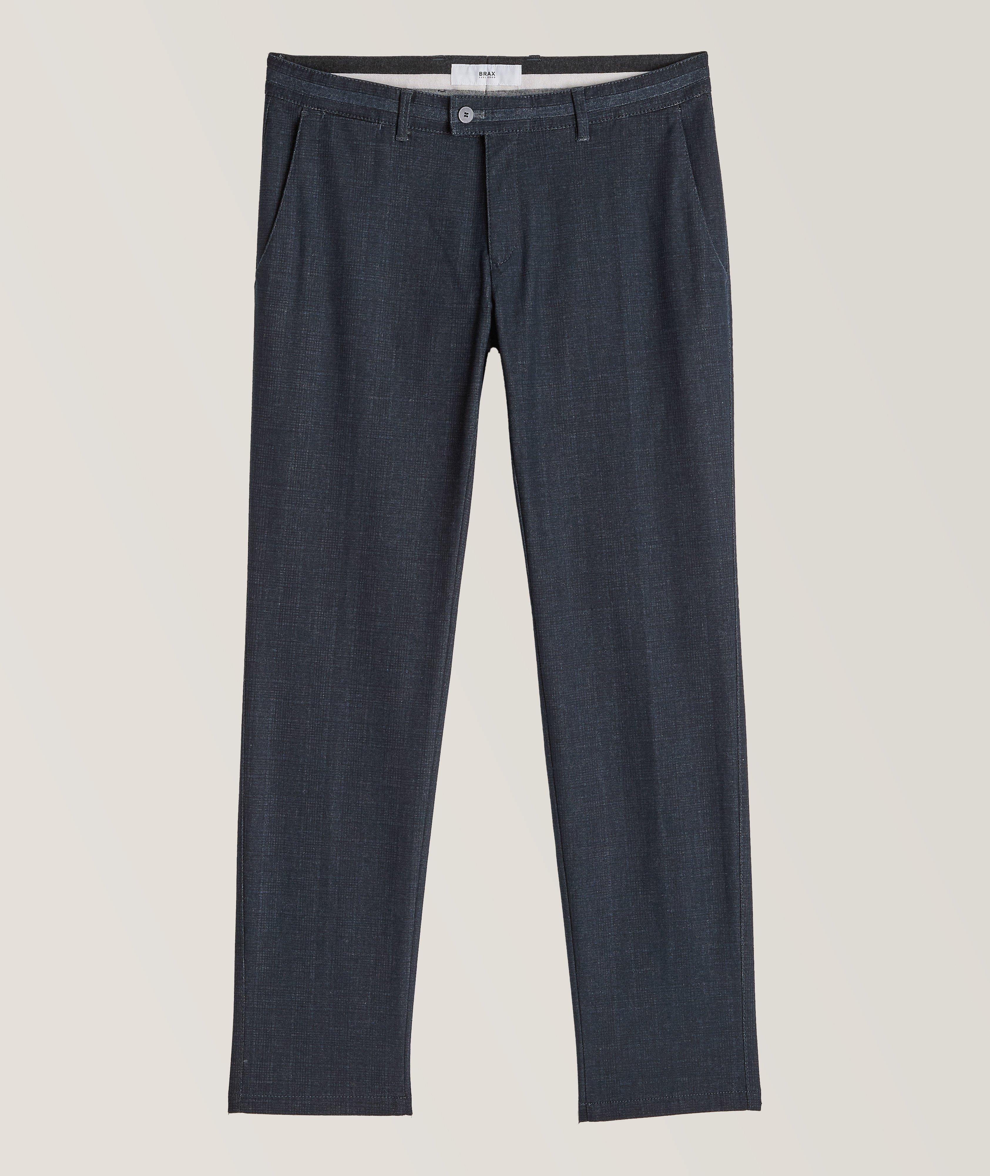 Brax Felix Tonal Check Eco Yarn-Blend Jeans