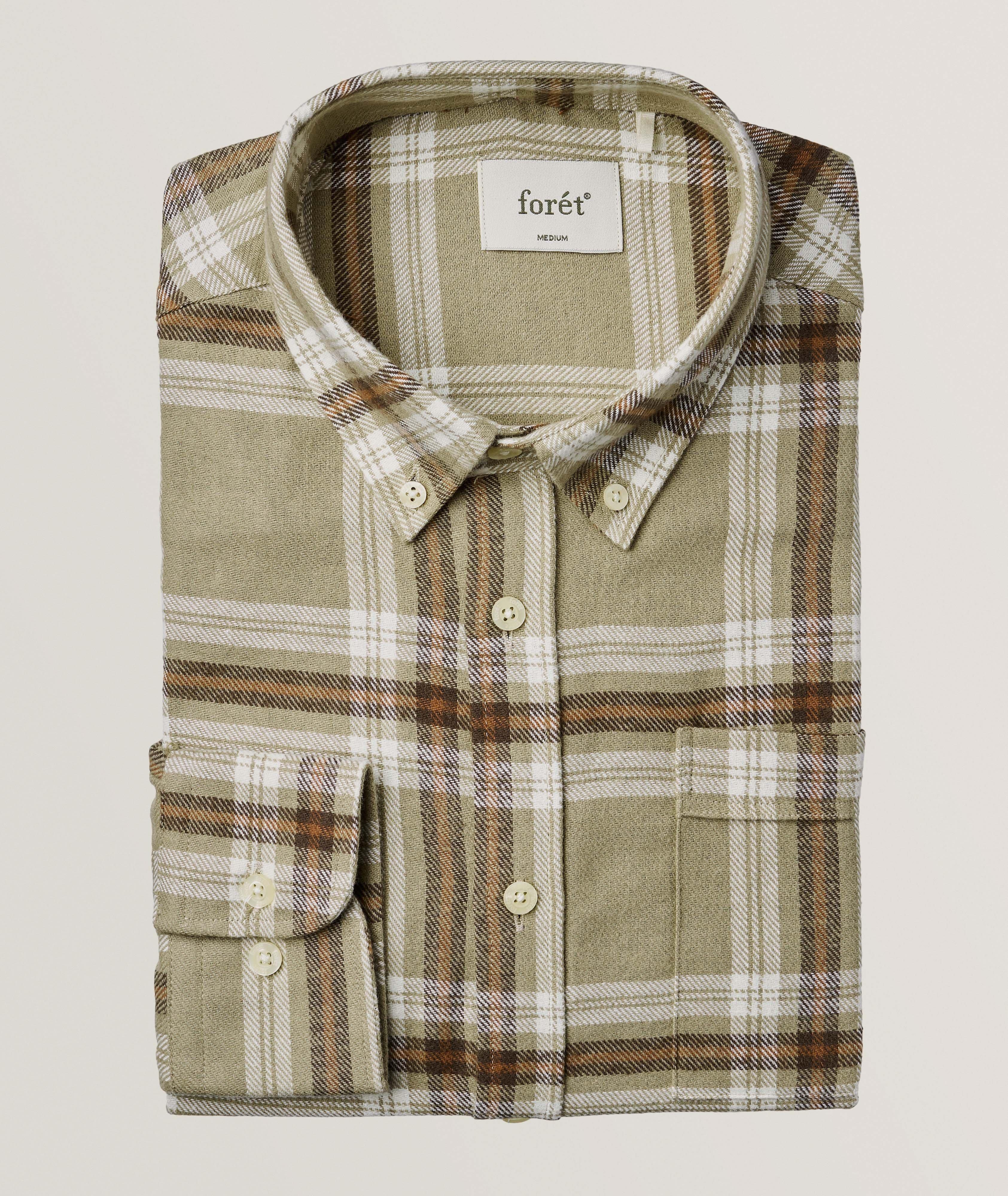 Plaid Cotton Flannel Shirt  image 0