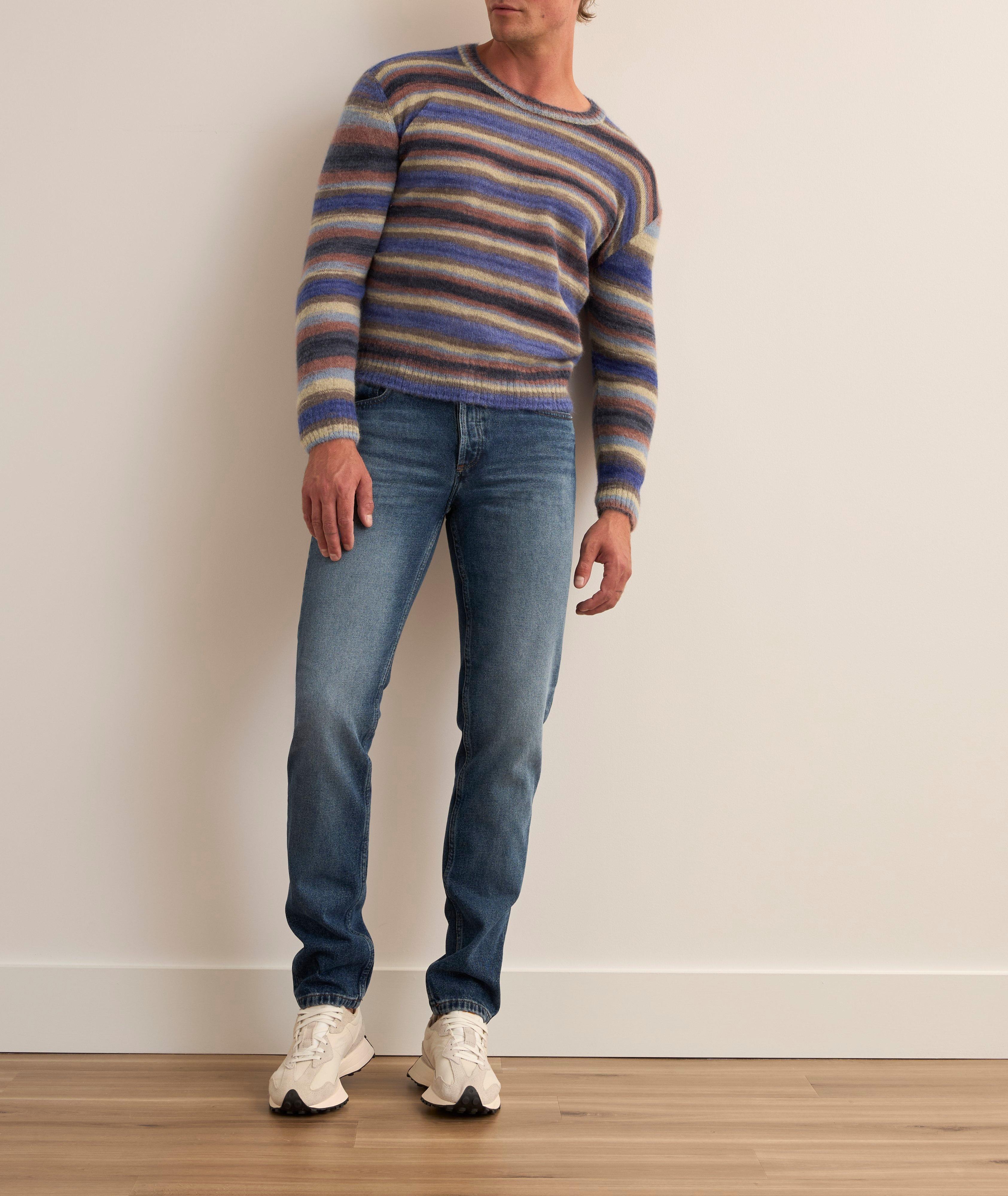 Abby Striped Fine Wool Sweater  image 4