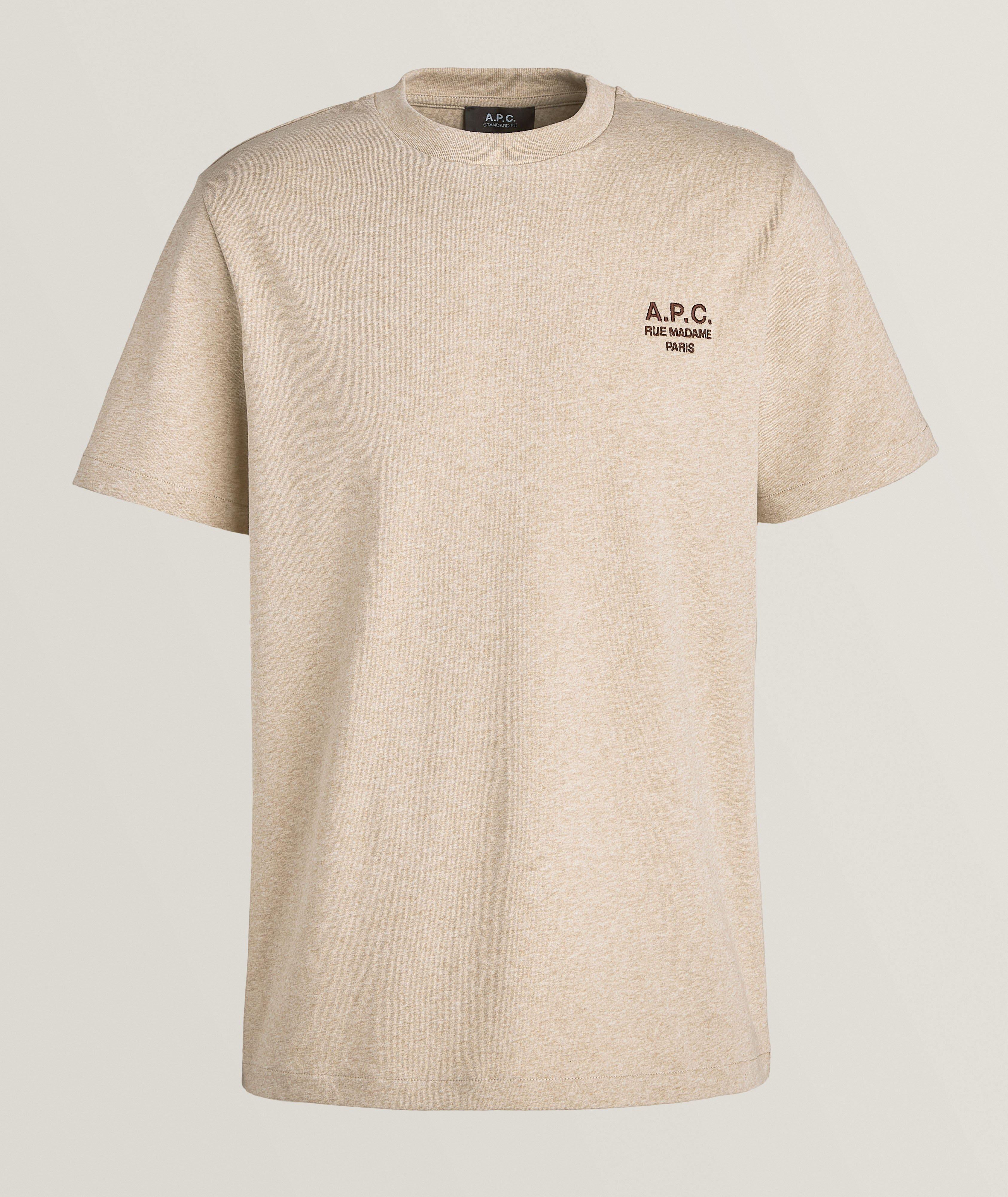 T-shirt en coton avec logo brodé image 0