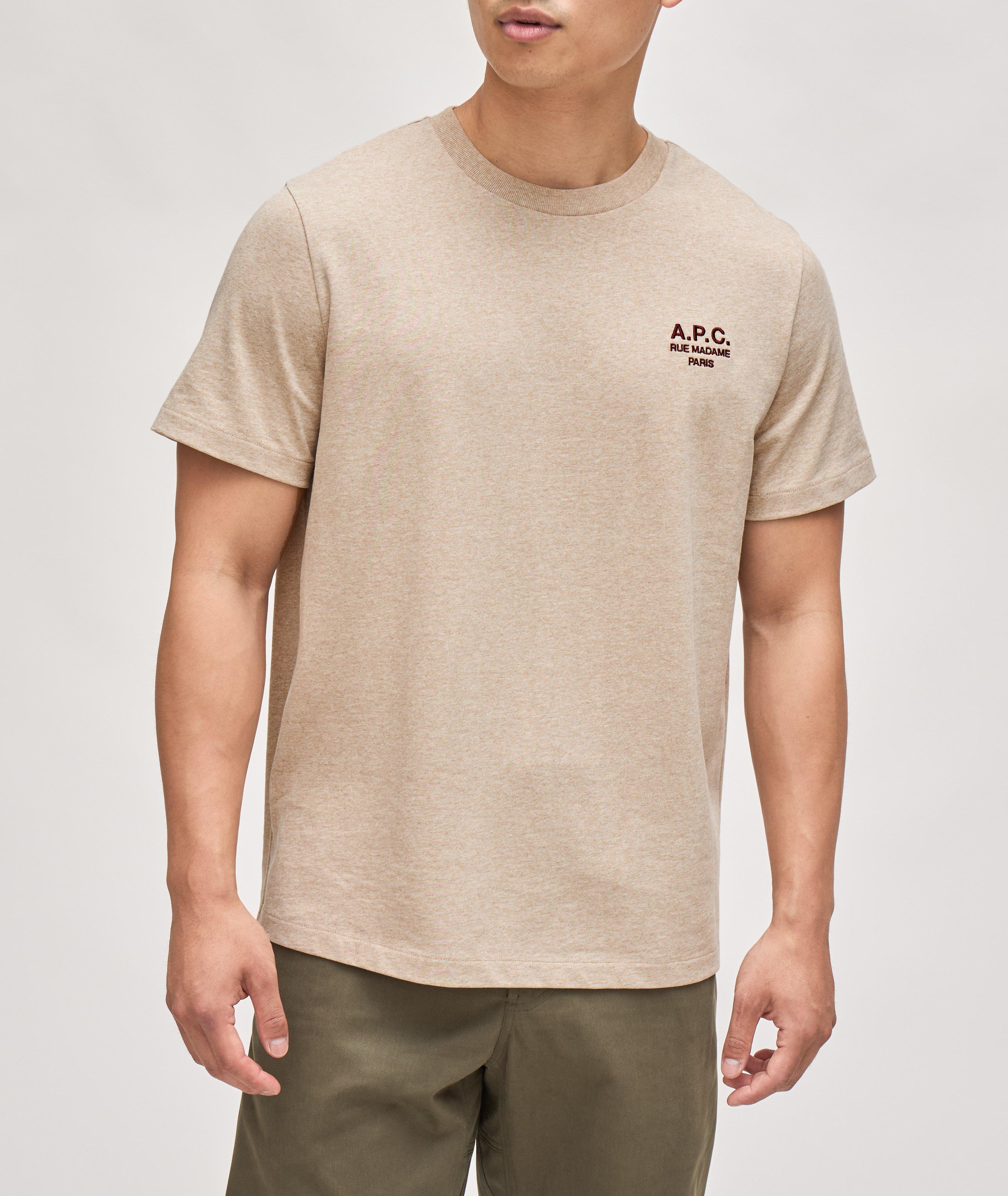 T-shirt en coton avec logo brodé image 1