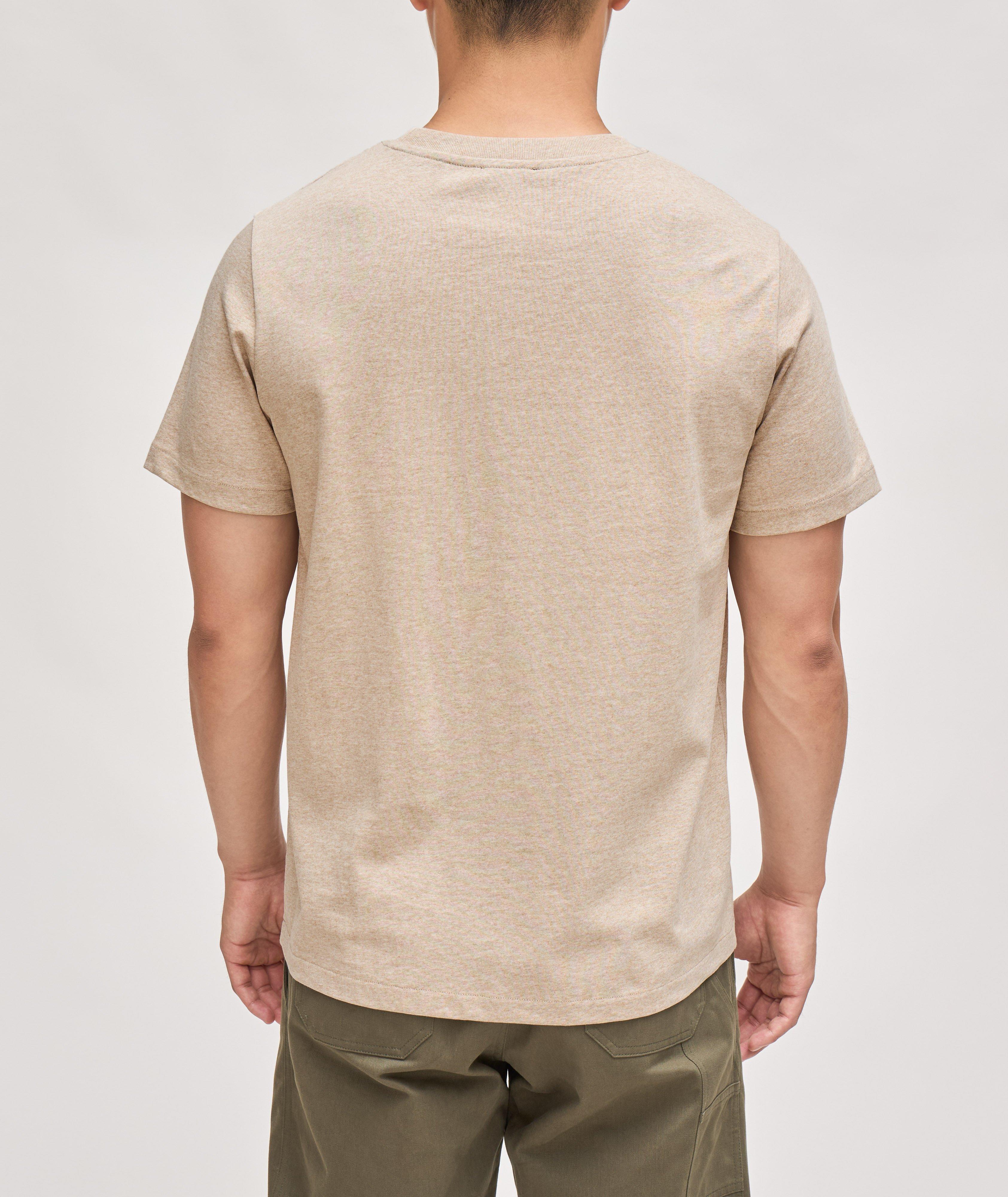T-shirt en coton avec logo brodé image 2