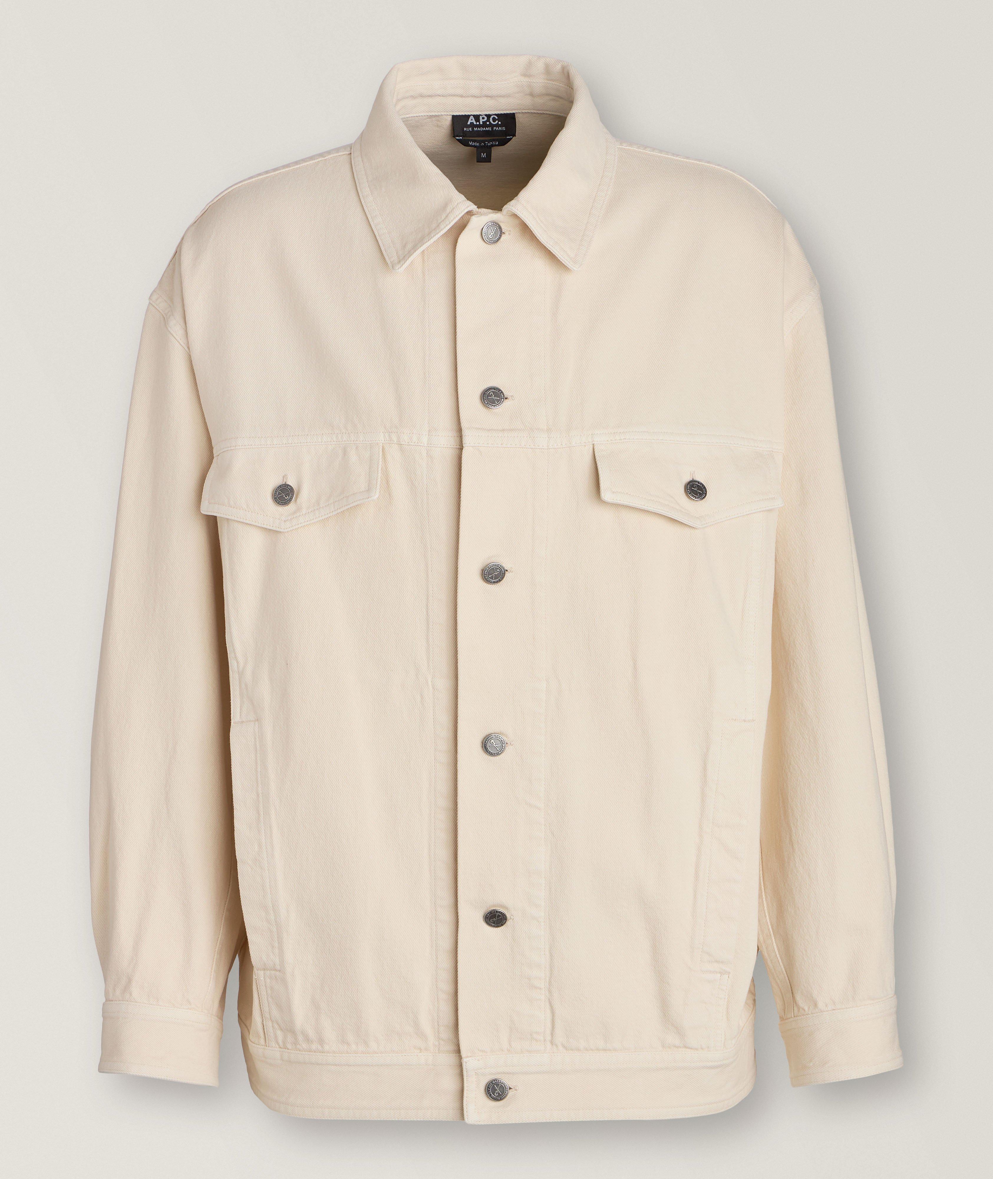 A.P.C. Elvis Organic Cotton Denim Jacket Coats Harry Rosen