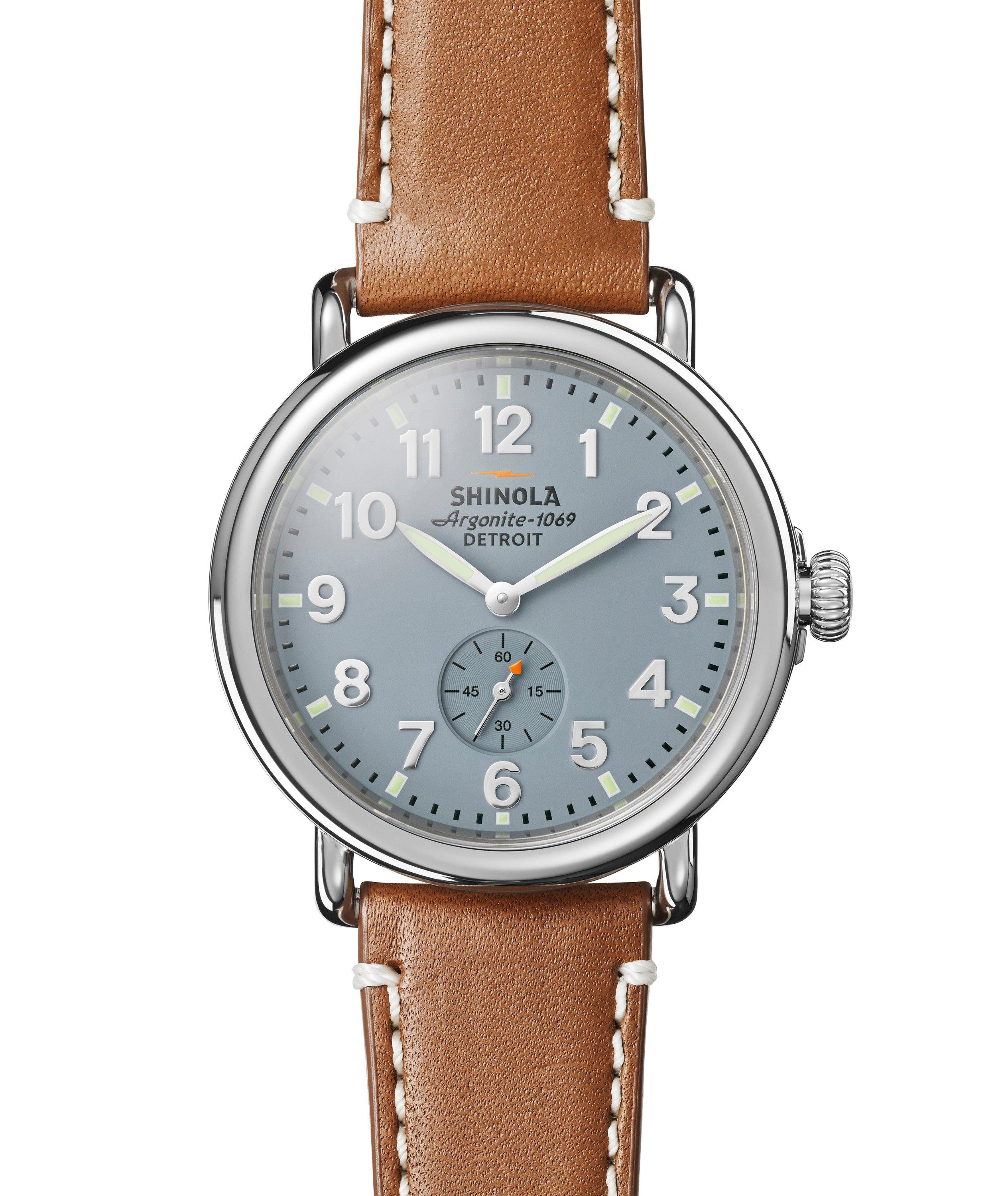 Montre Runwell avec bracelet en cuir image 0