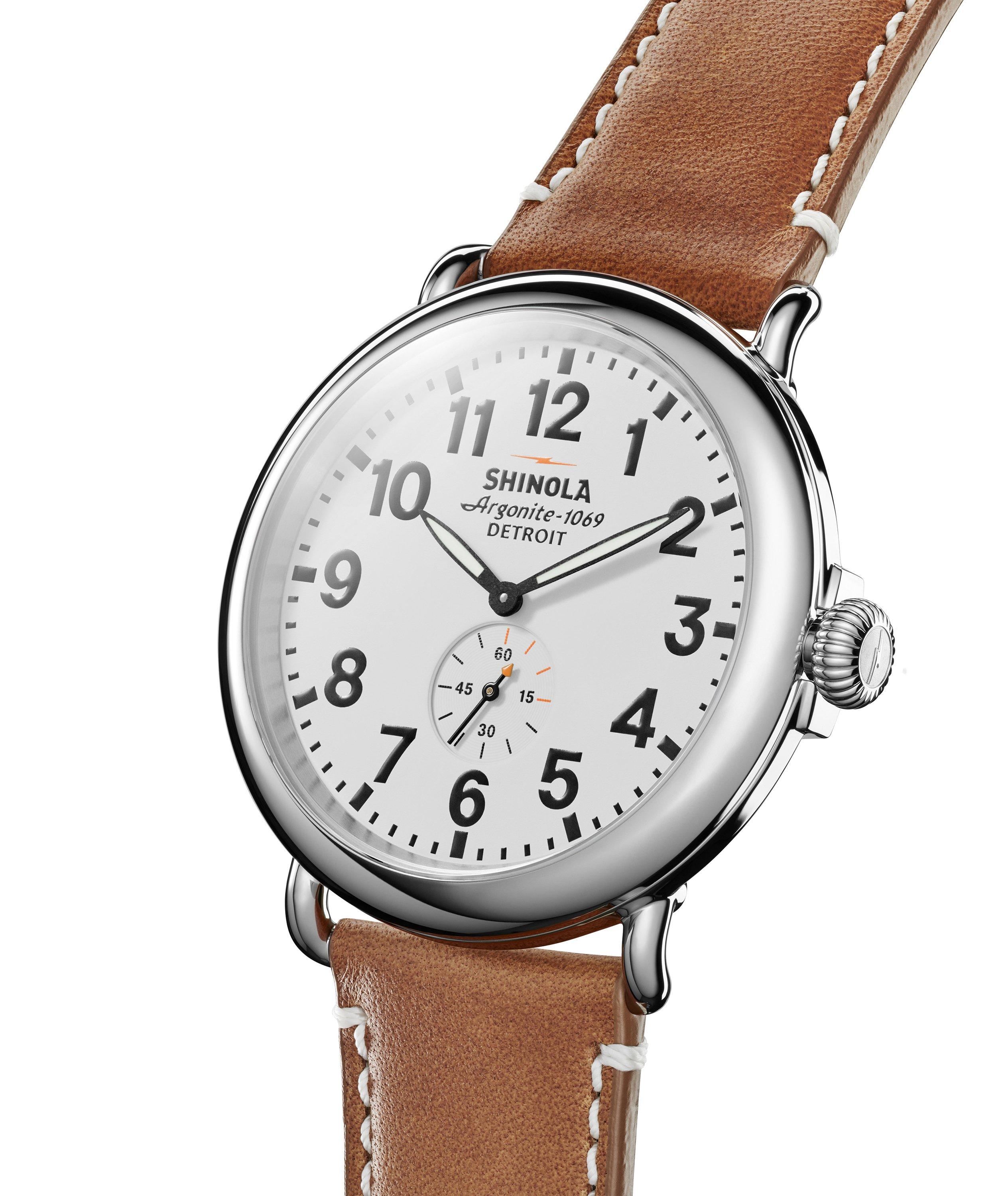 Runwell Sub Leather Strap Watch  image 1