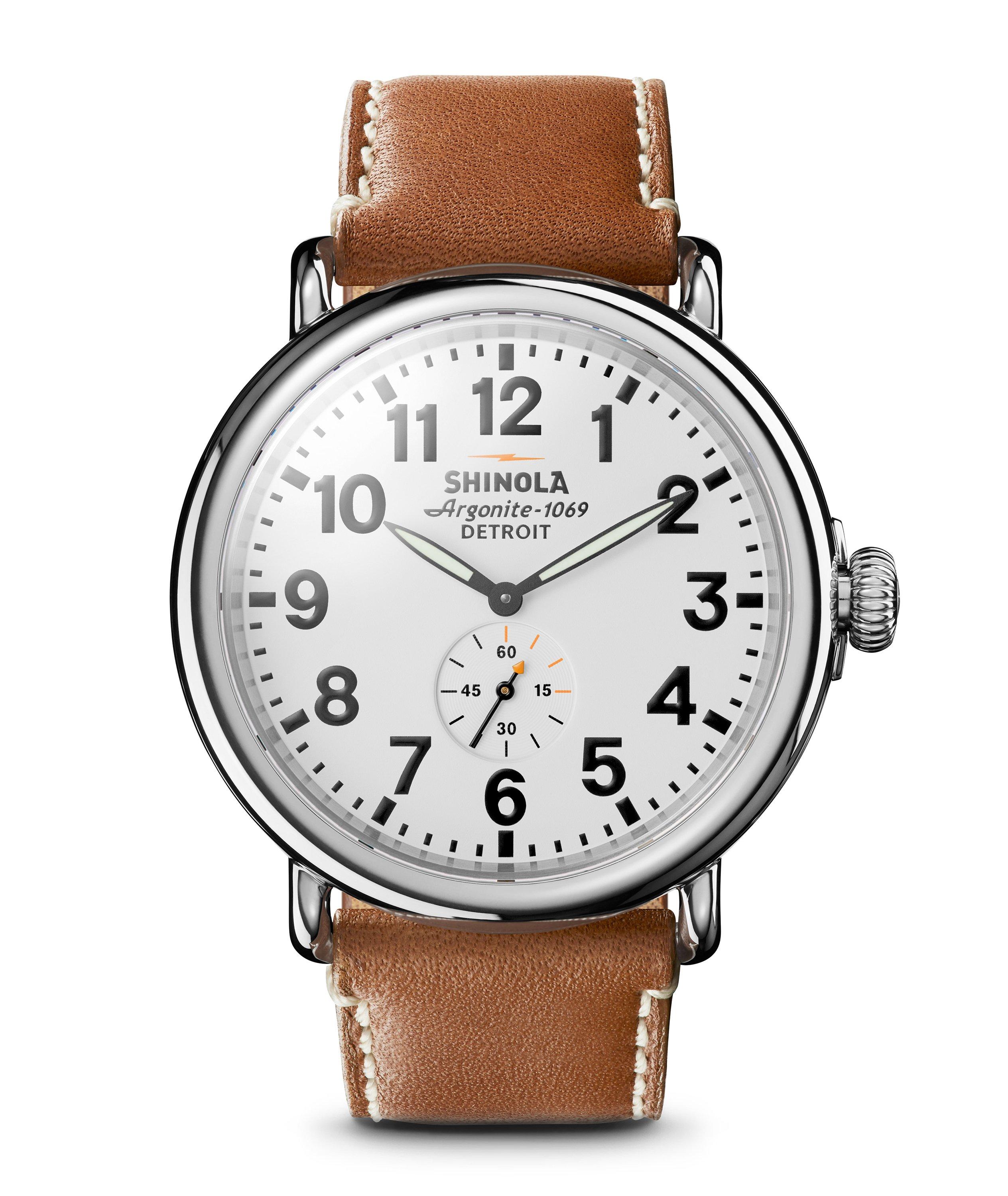 Runwell Sub Leather Strap Watch  image 4