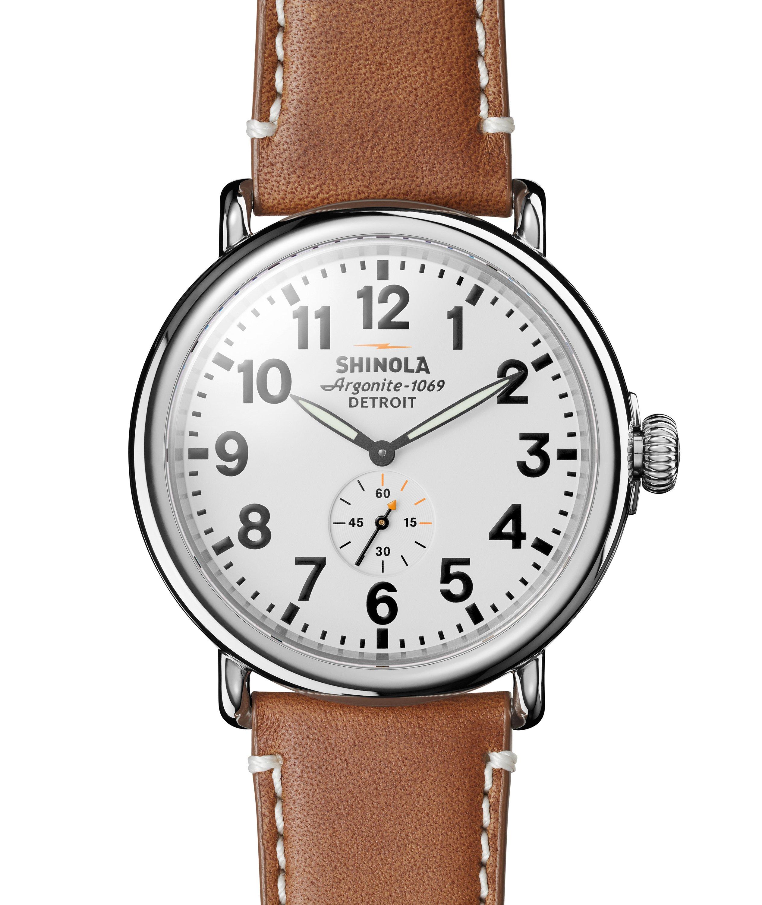 Runwell Sub Leather Strap Watch  image 0