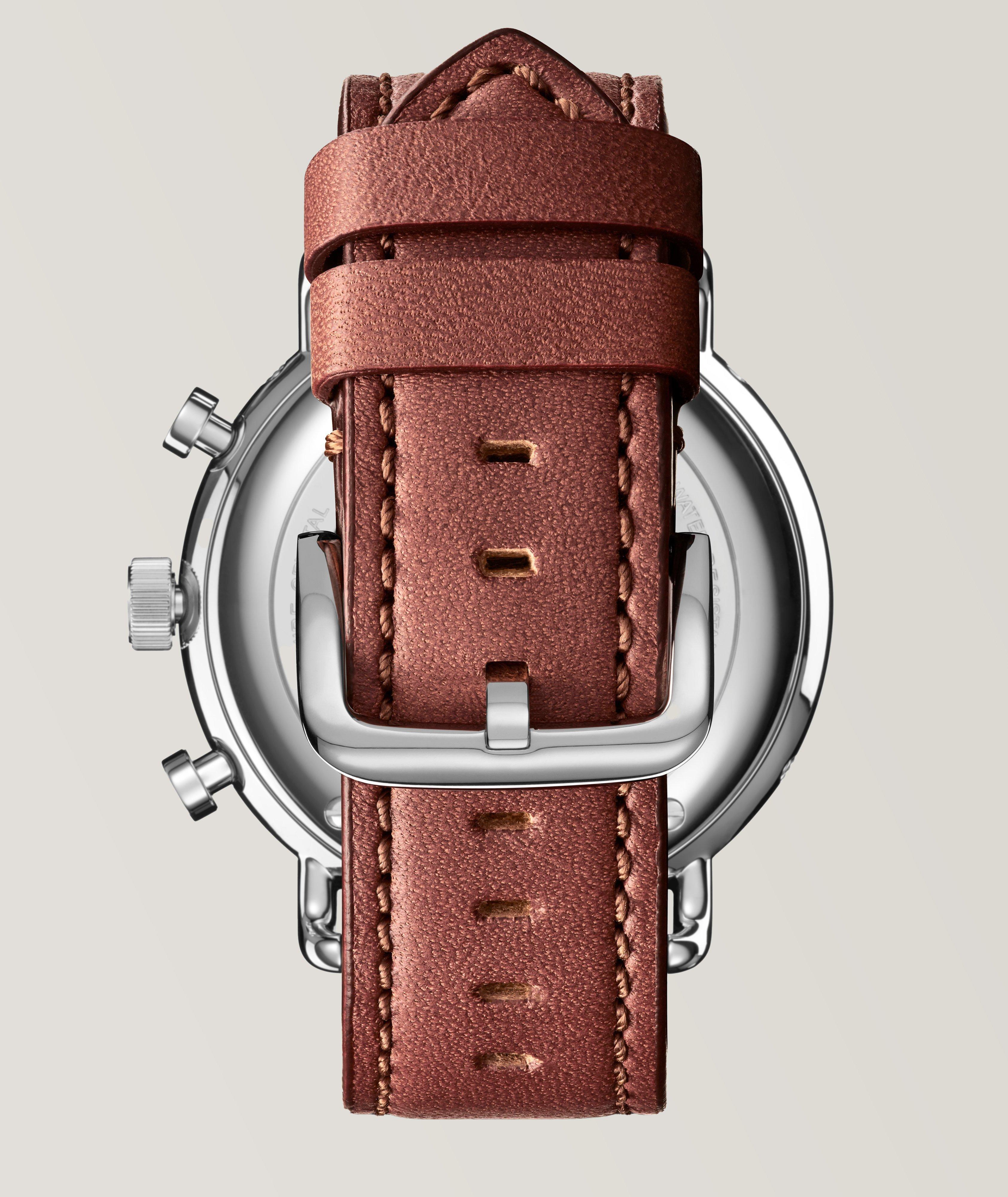 Montre sport Canfield avec bracelet en cuir image 2