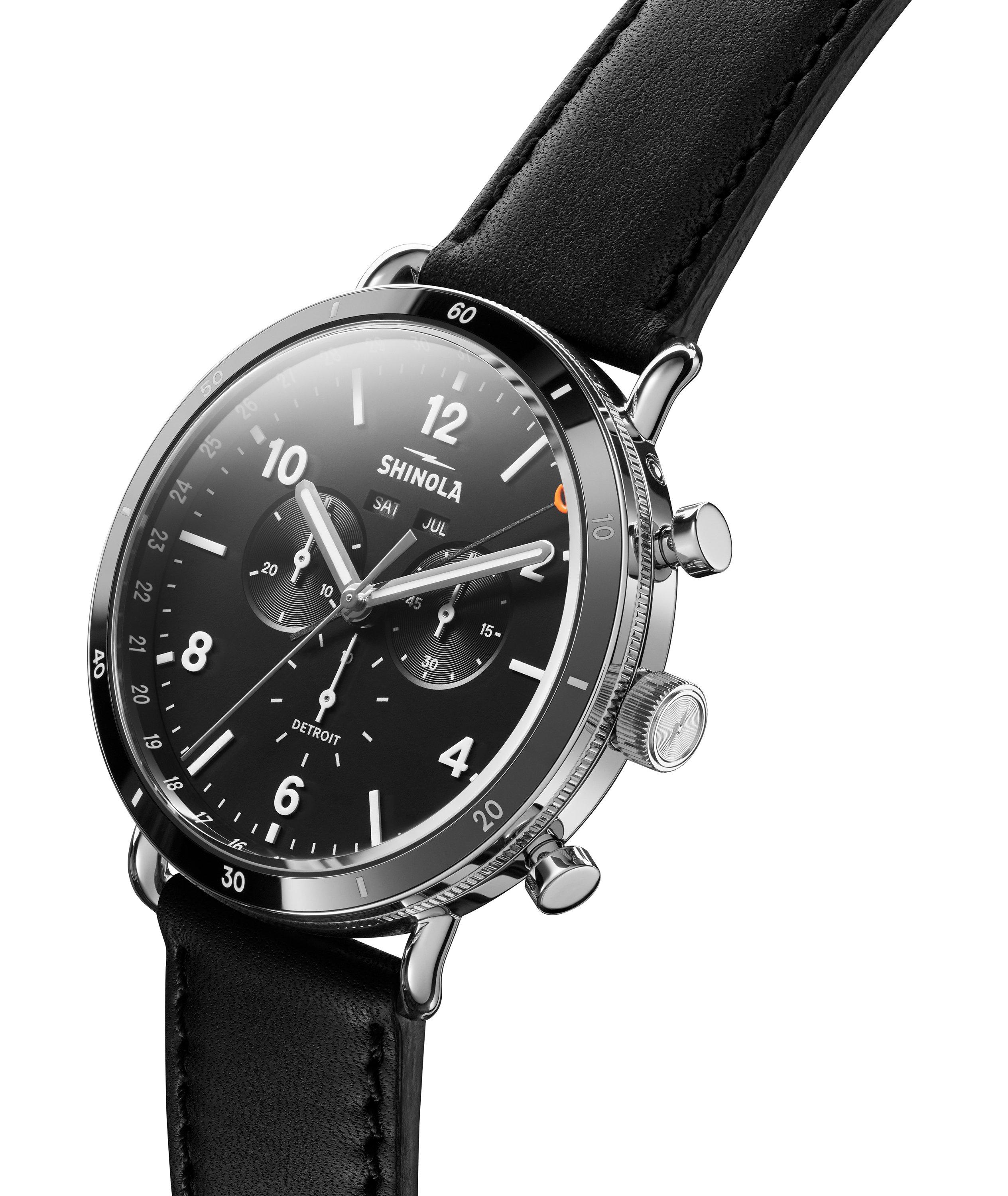 Montre sport Canfield avec bracelet en cuir image 1