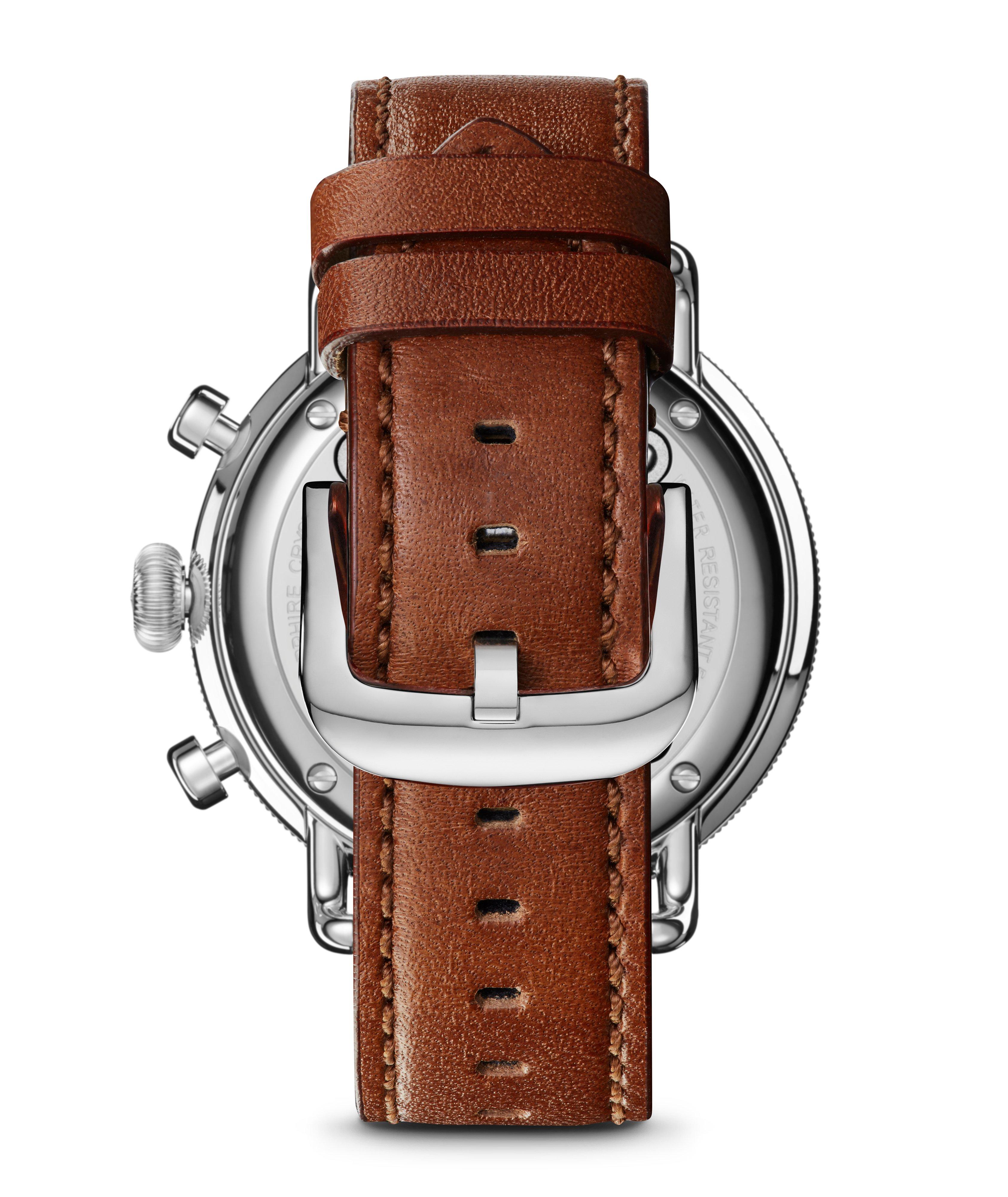 Montre-chronographe Canfield avec bracelet en cuir image 2