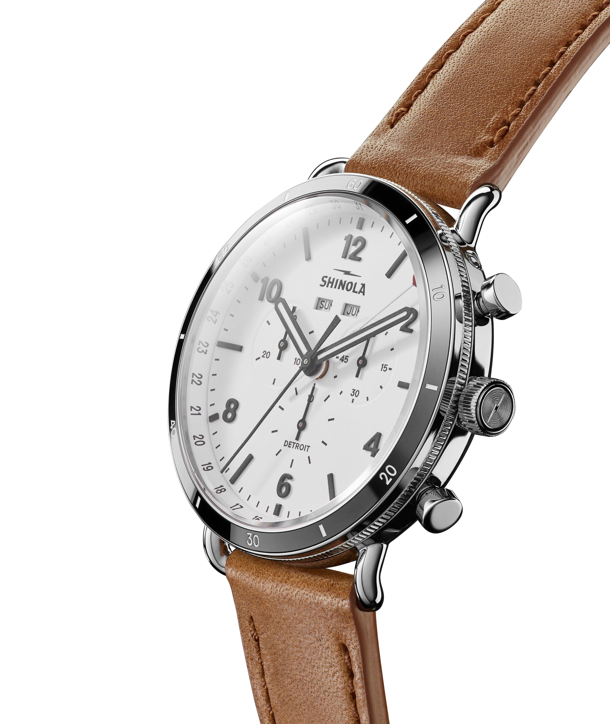 Montre sport Canfield avec bracelet en cuir image 1