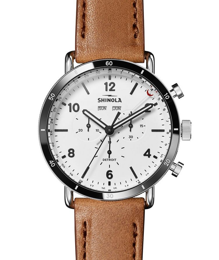 Canfield Sport Leather Strap Watch image 3