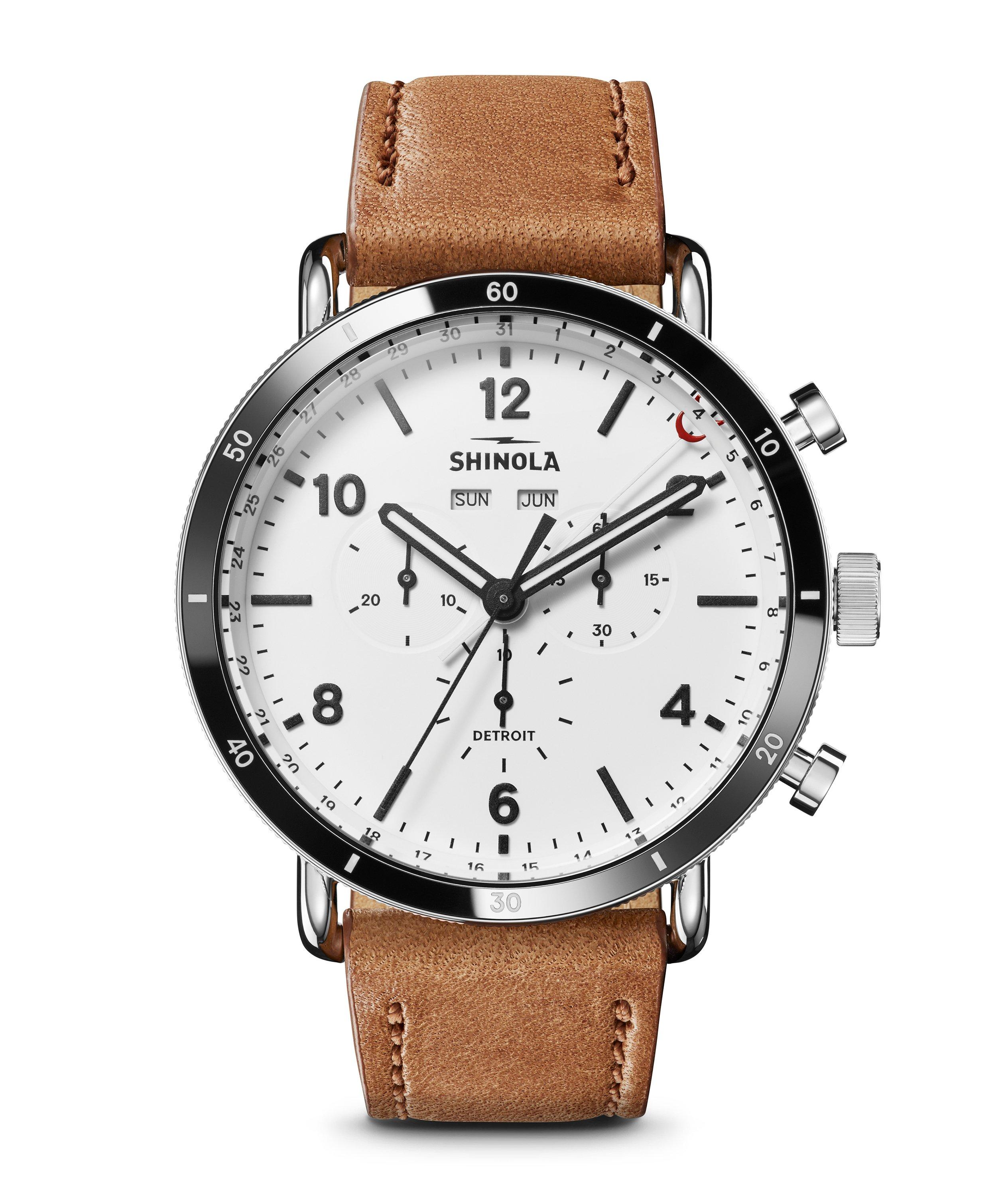 Montre sport Canfield avec bracelet en cuir image 0