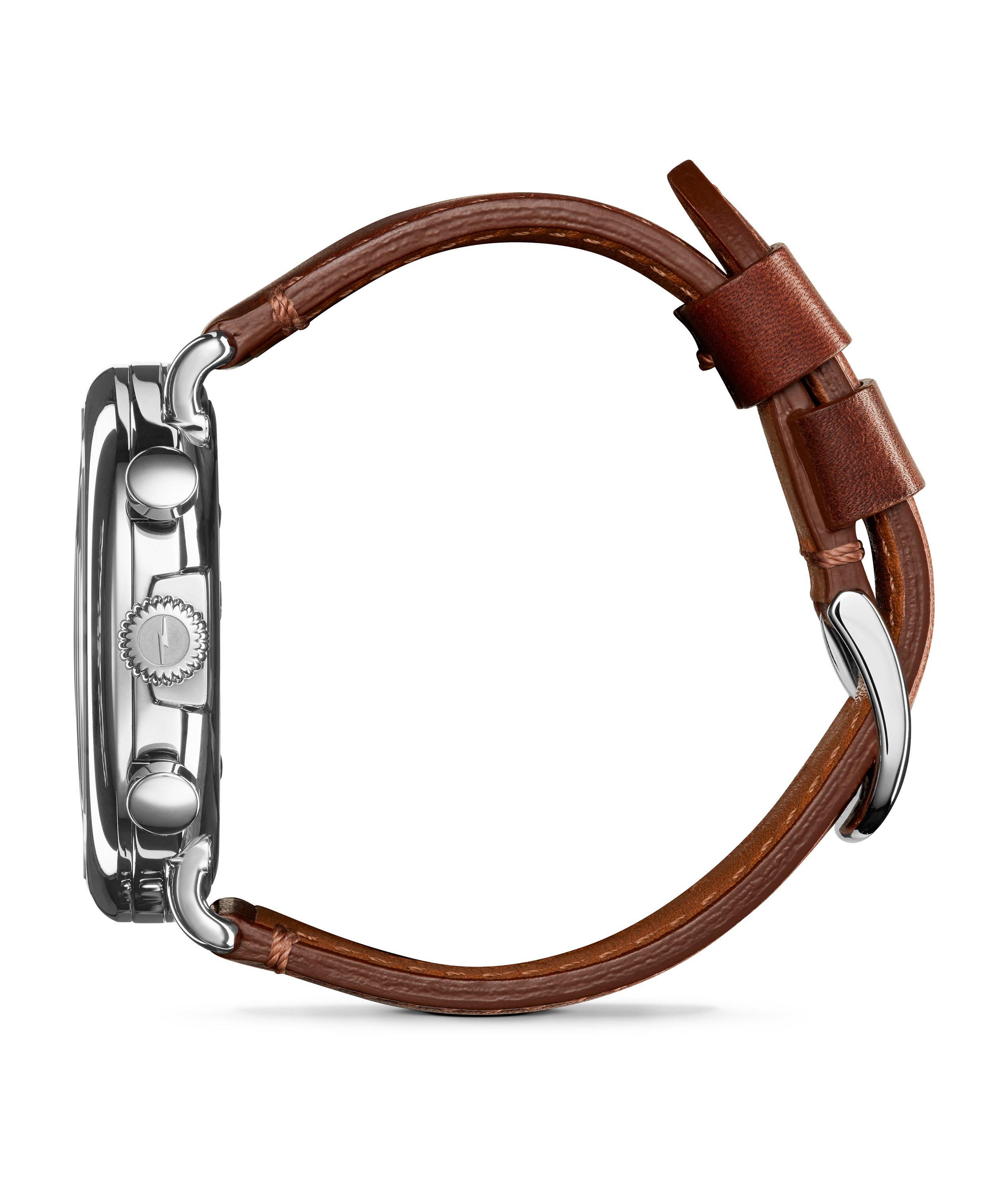 Montre-chronographe Runwell avec bracelet en cuir image 1