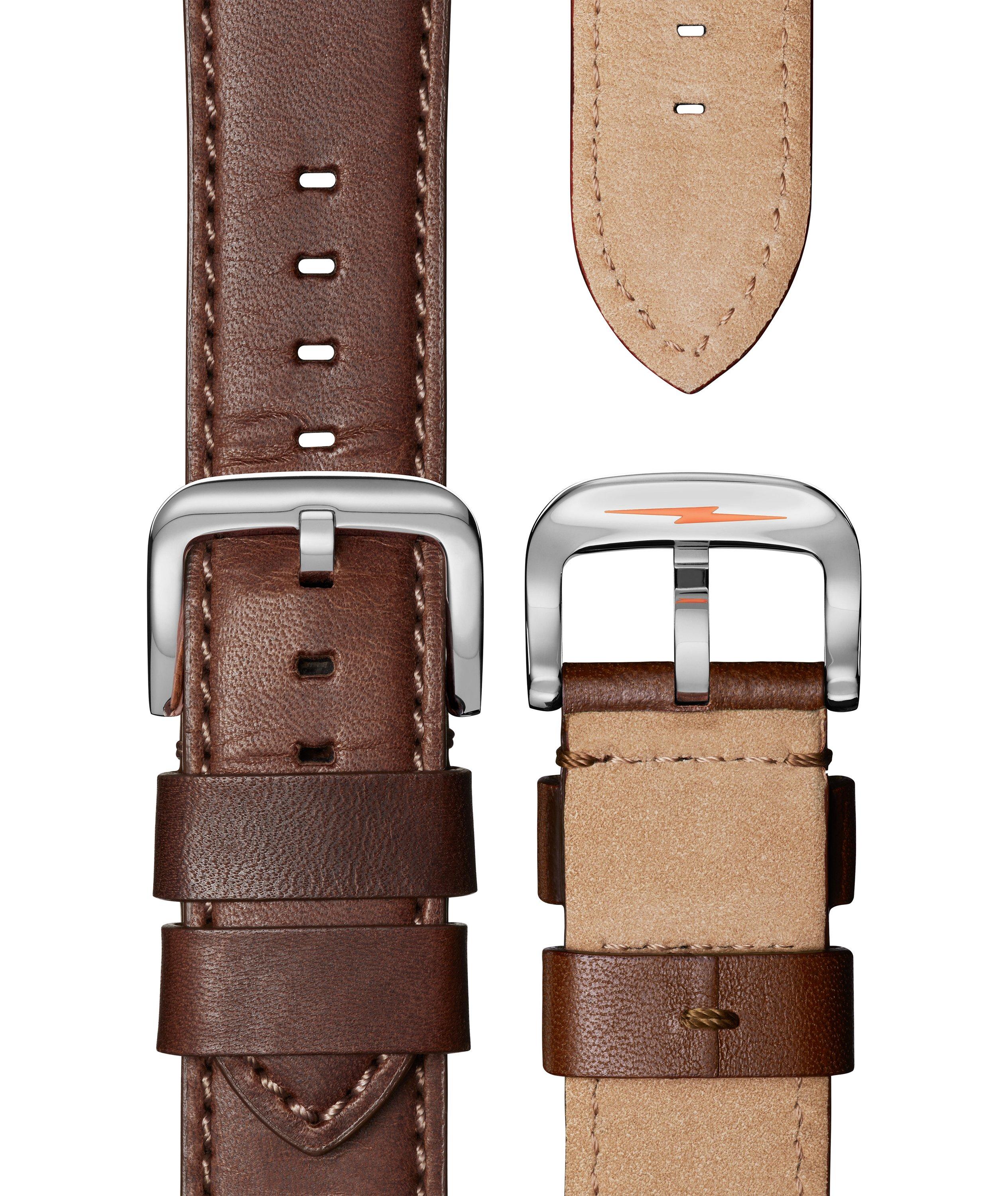 Runwell Chrono Leather Strap Watch  image 4